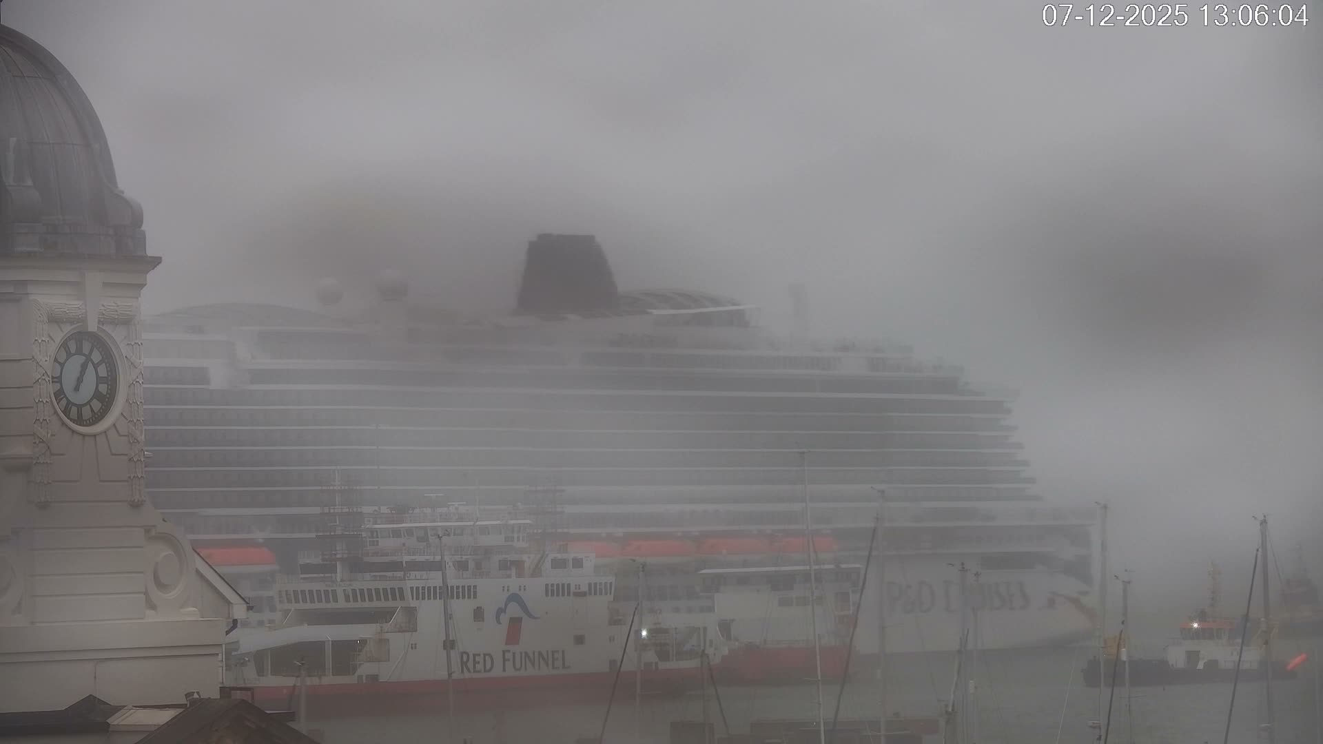 Southampton, Container Port & River Test Container Ship Shipspotting Live Cam - Southampton, Hampshire, South East, England, United Kingdom