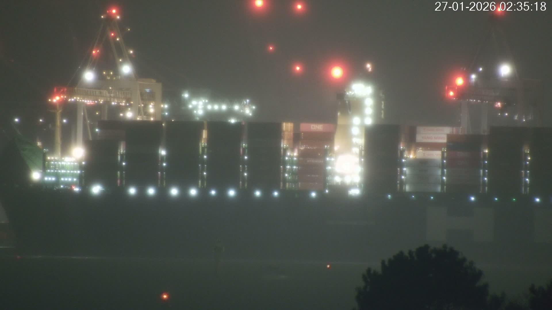 Southampton, Container Port & River Test Container Ship Shipspotting Live Cam - Southampton, Hampshire, South East, England, United Kingdom