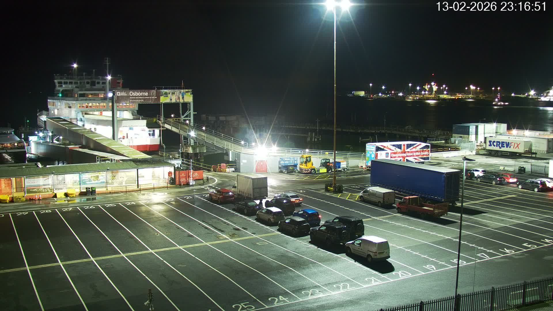 Southampton, Container Port & River Test Container Ship Shipspotting Live Cam - Southampton, Hampshire, South East, England, United Kingdom