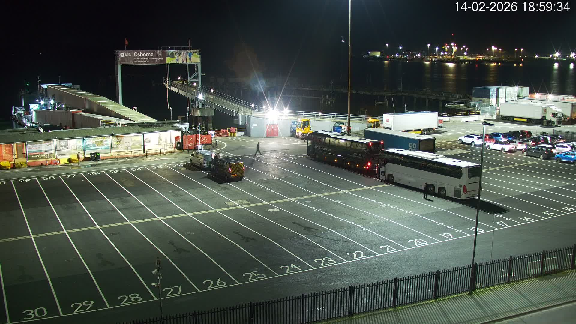 Southampton, Container Port & River Test Container Ship Shipspotting Live Cam - Southampton, Hampshire, South East, England, United Kingdom