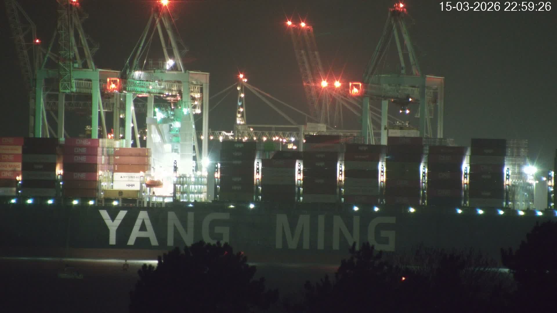 Southampton, Container Port & River Test Container Ship Shipspotting Live Cam - Southampton, Hampshire, South East, England, United Kingdom