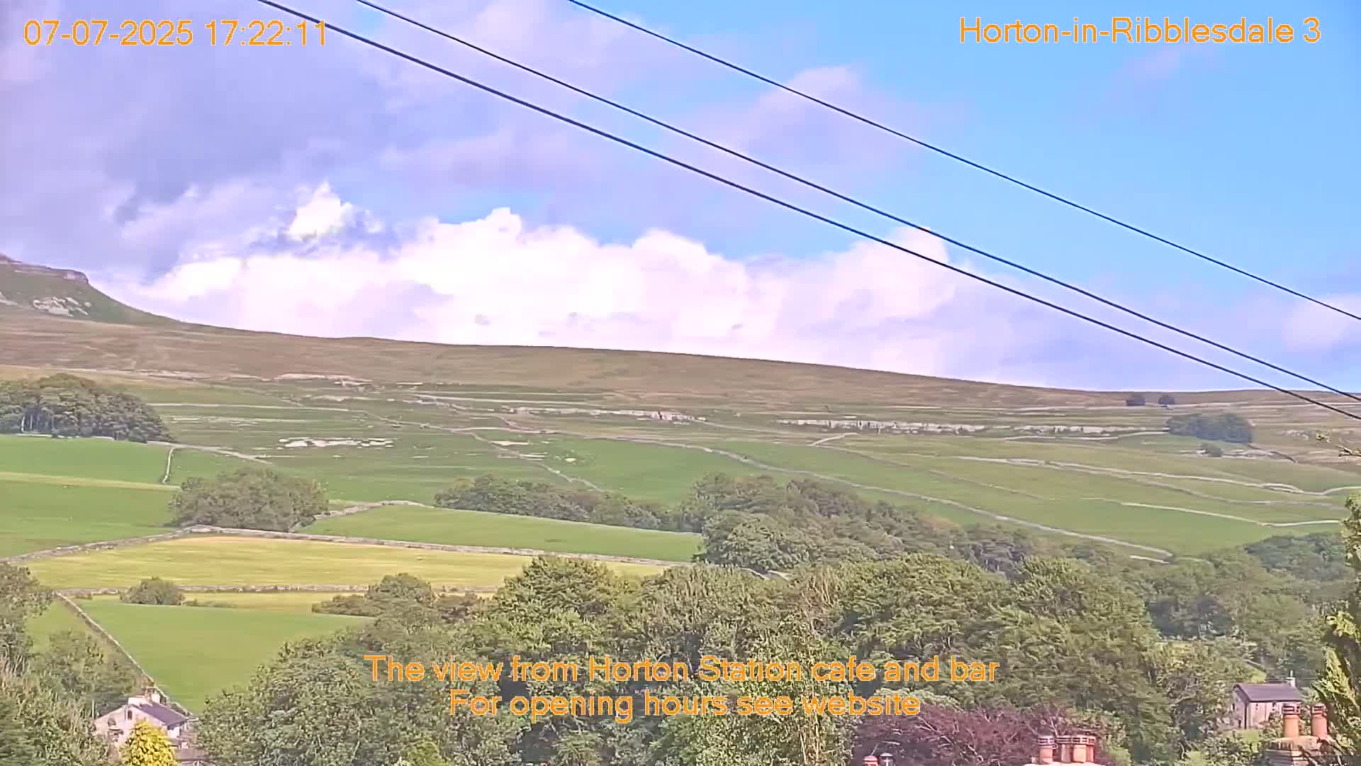 Horton-in-Ribblesdale Village & Ribble Valley Panaromic Live Cam - North Yorkshire, Yorkshire and the Humber, England, United Kingdom