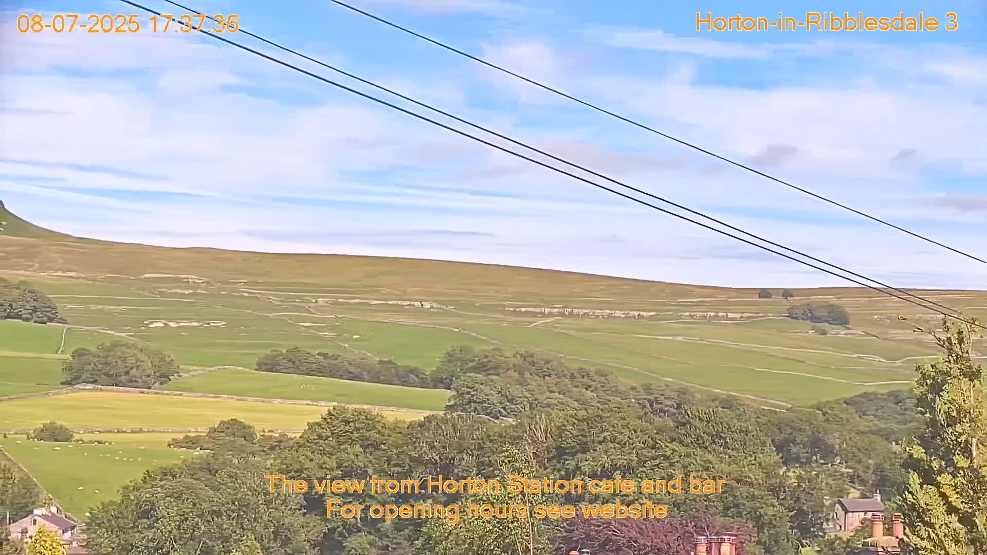 Horton-in-Ribblesdale Village & Ribble Valley Panaromic Live Cam - North Yorkshire, Yorkshire and the Humber, England, United Kingdom