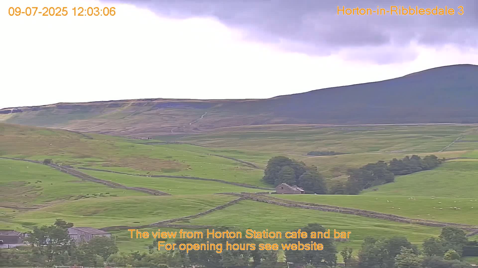 Horton-in-Ribblesdale Village & Ribble Valley Panaromic Live Cam - North Yorkshire, Yorkshire and the Humber, England, United Kingdom