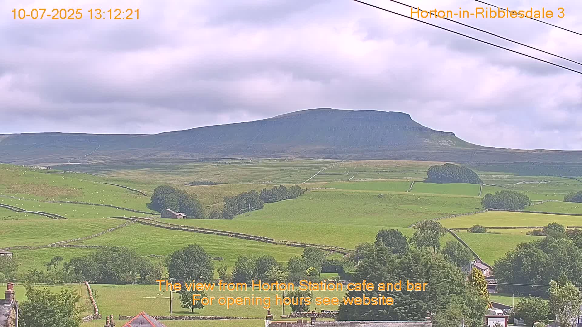 Horton-in-Ribblesdale Village & Ribble Valley Panaromic Live Cam - North Yorkshire, Yorkshire and the Humber, England, United Kingdom