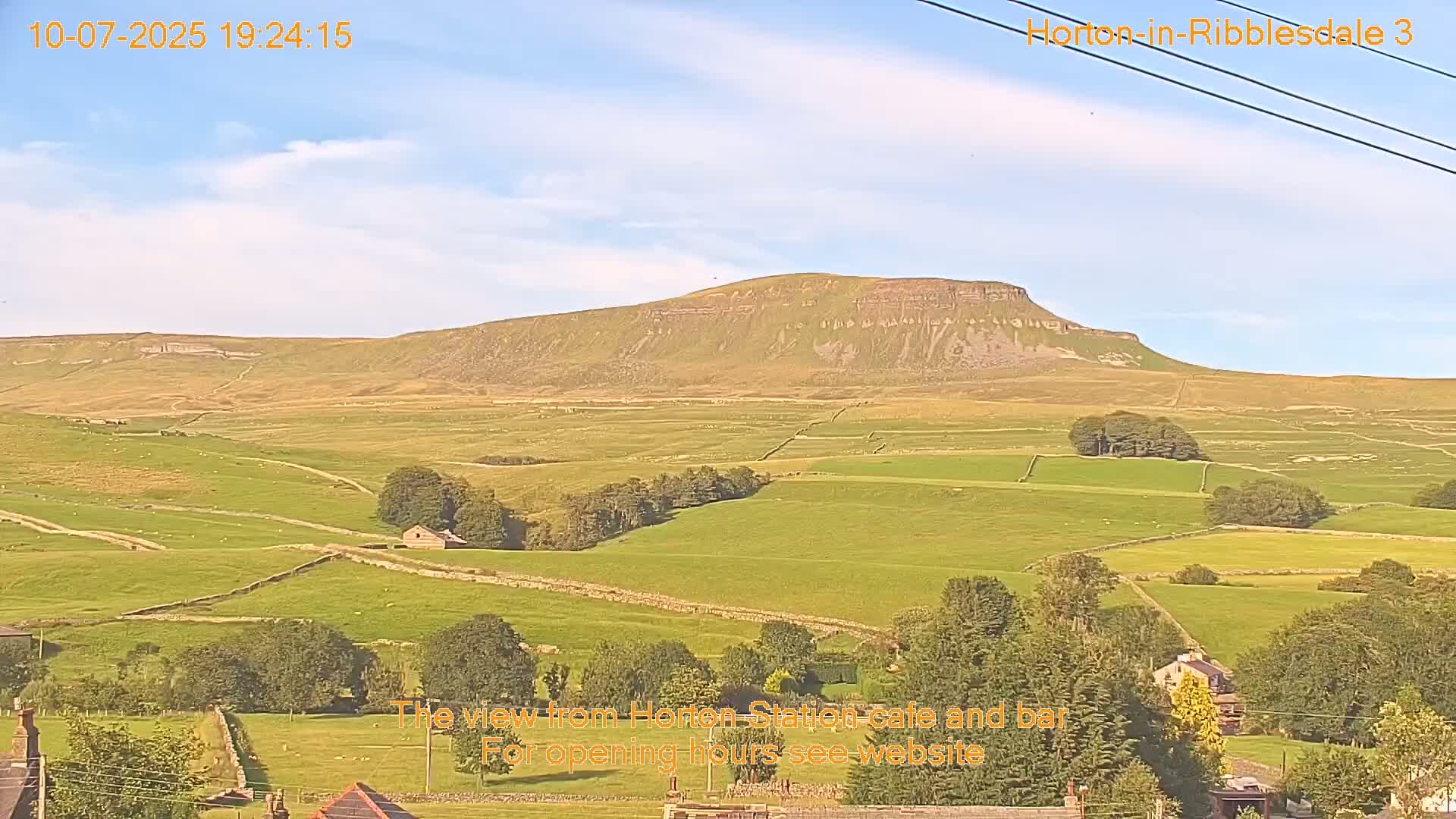 Horton-in-Ribblesdale Village & Ribble Valley Panaromic Live Cam - North Yorkshire, Yorkshire and the Humber, England, United Kingdom