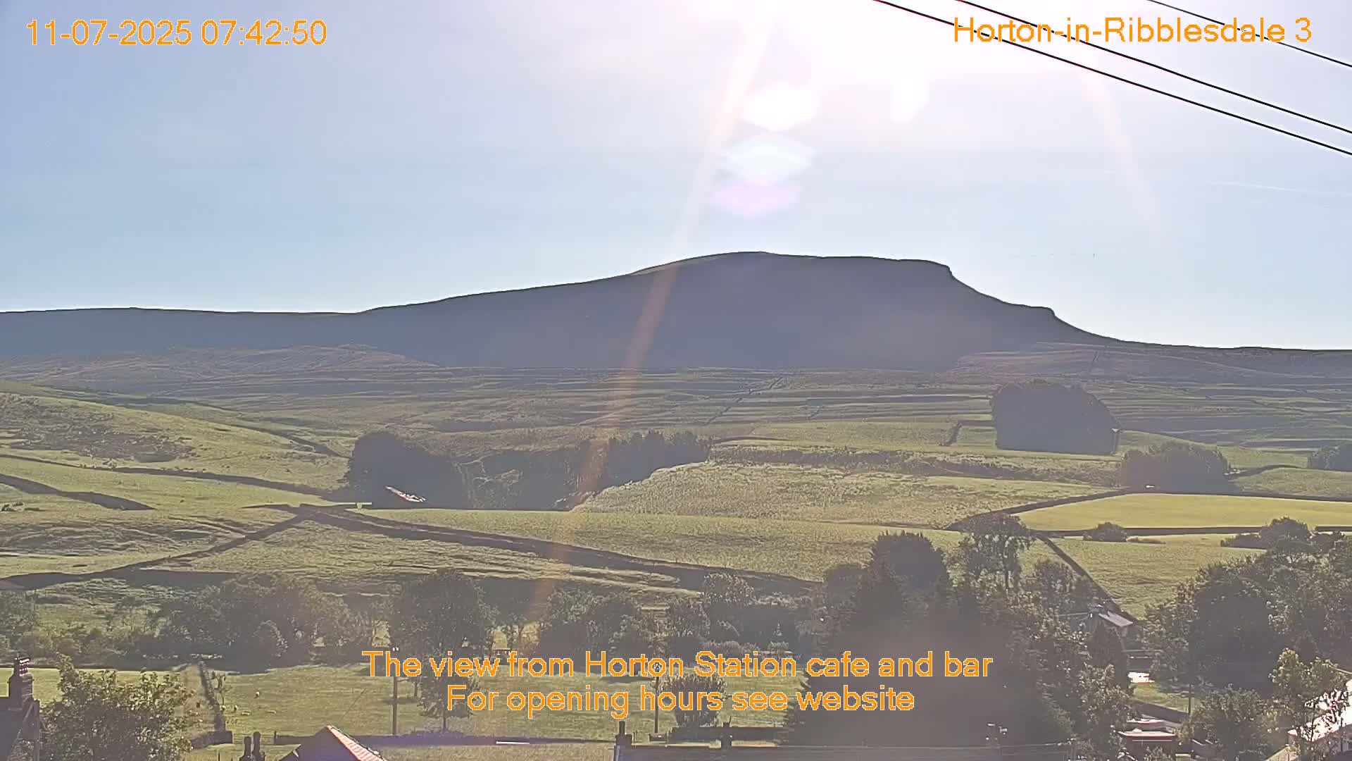 Horton-in-Ribblesdale Village & Ribble Valley Panaromic Live Cam - North Yorkshire, Yorkshire and the Humber, England, United Kingdom