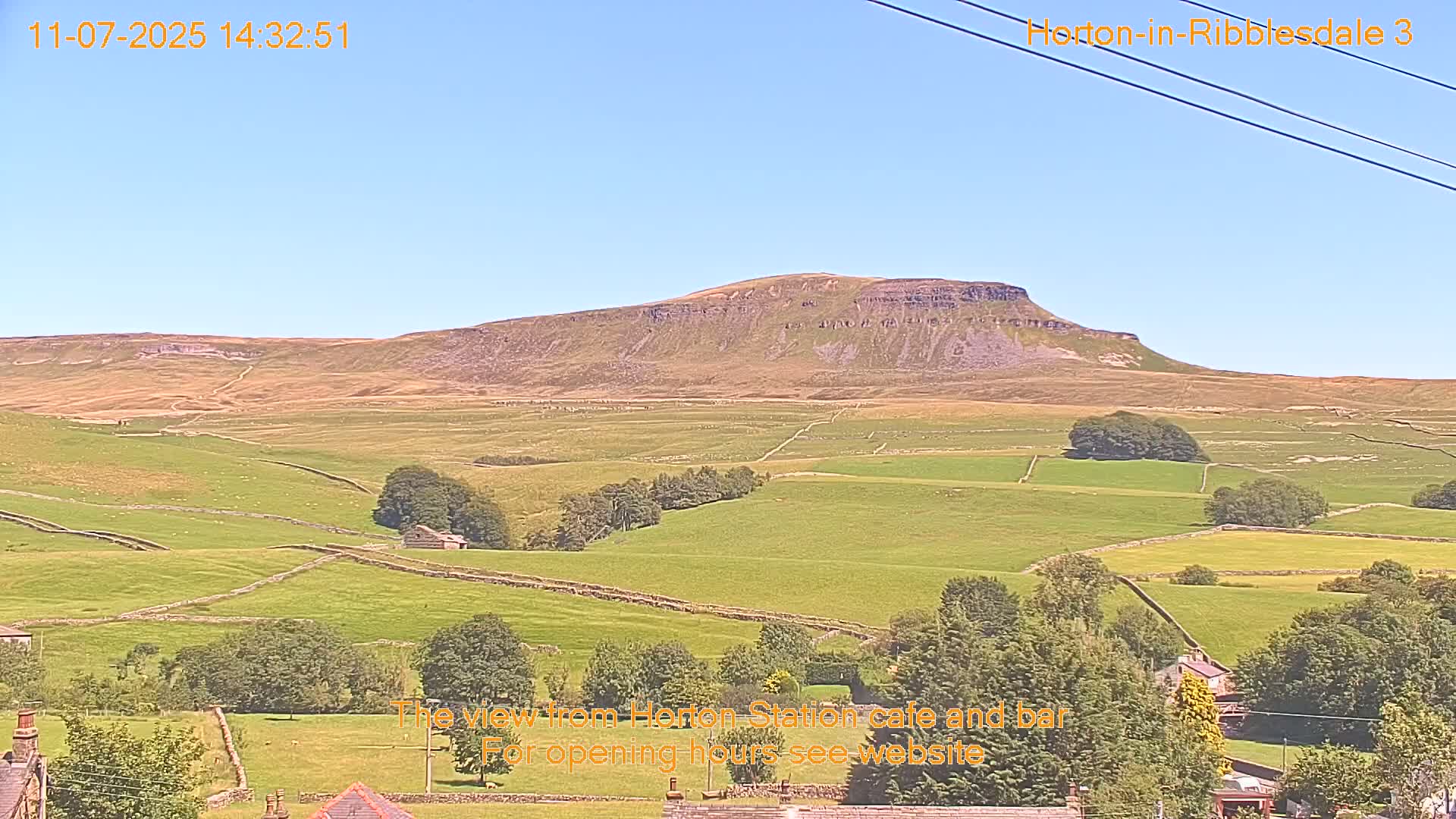 Horton-in-Ribblesdale Village & Ribble Valley Panaromic Live Cam - North Yorkshire, Yorkshire and the Humber, England, United Kingdom
