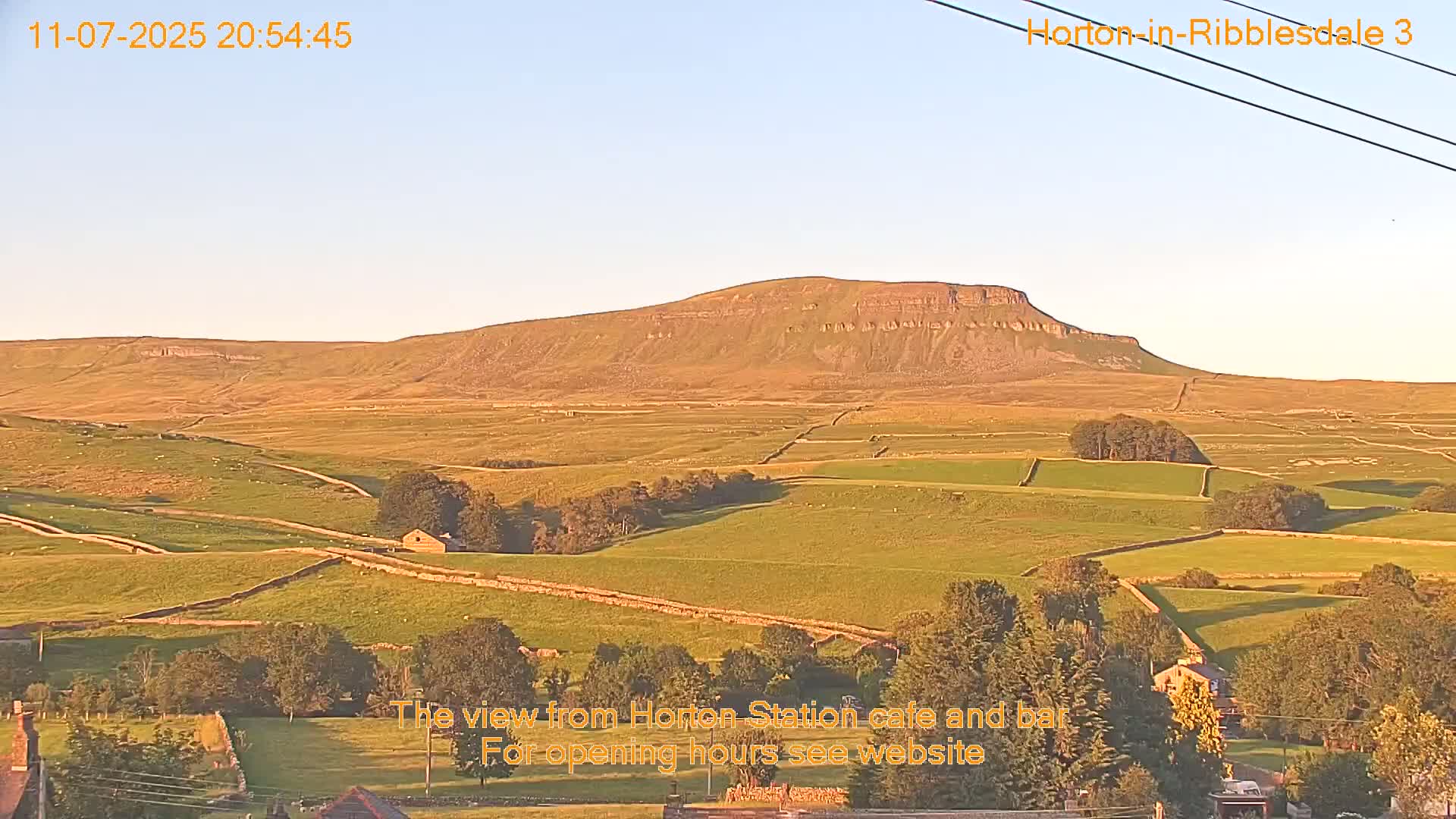 Horton-in-Ribblesdale Village & Ribble Valley Panaromic Live Cam - North Yorkshire, Yorkshire and the Humber, England, United Kingdom