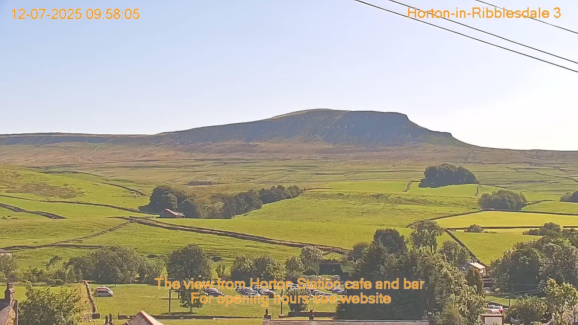 Horton-in-Ribblesdale Village & Ribble Valley Panaromic Live Cam - North Yorkshire, Yorkshire and the Humber, England, United Kingdom