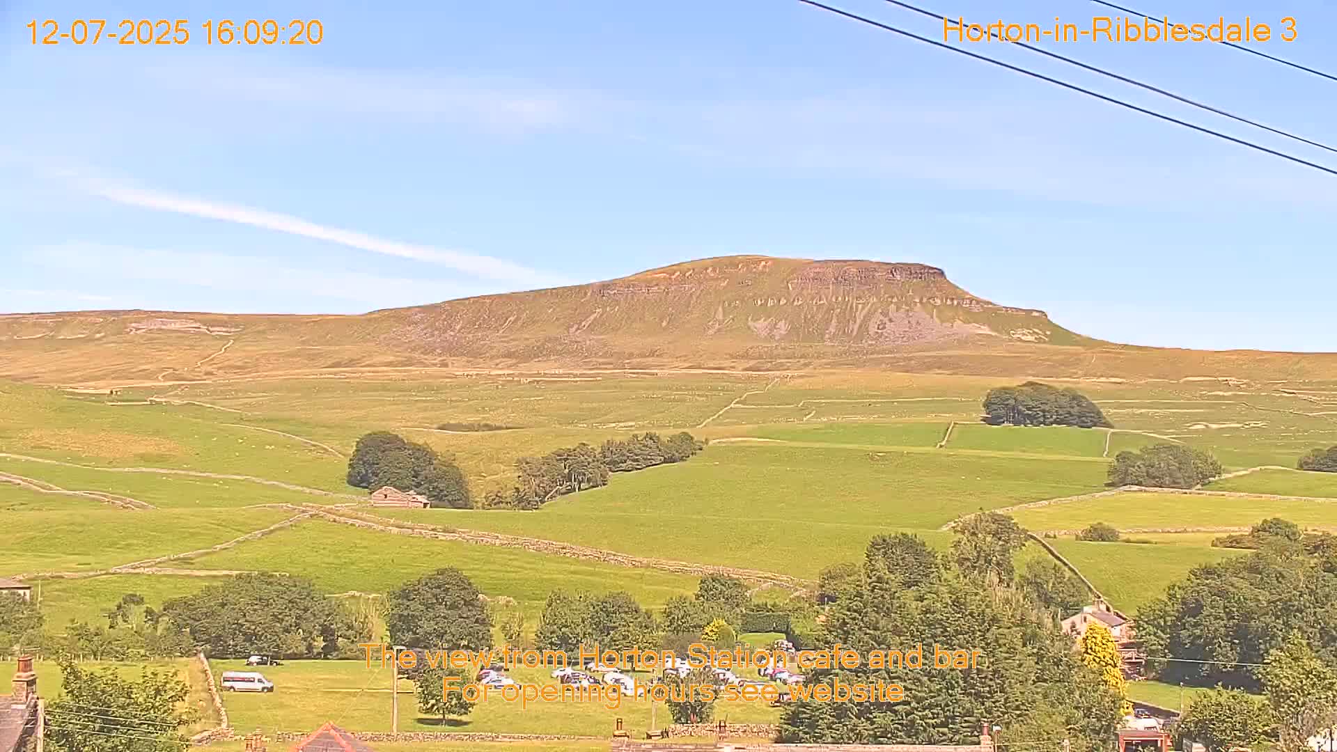 Horton-in-Ribblesdale Village & Ribble Valley Panaromic Live Cam - North Yorkshire, Yorkshire and the Humber, England, United Kingdom