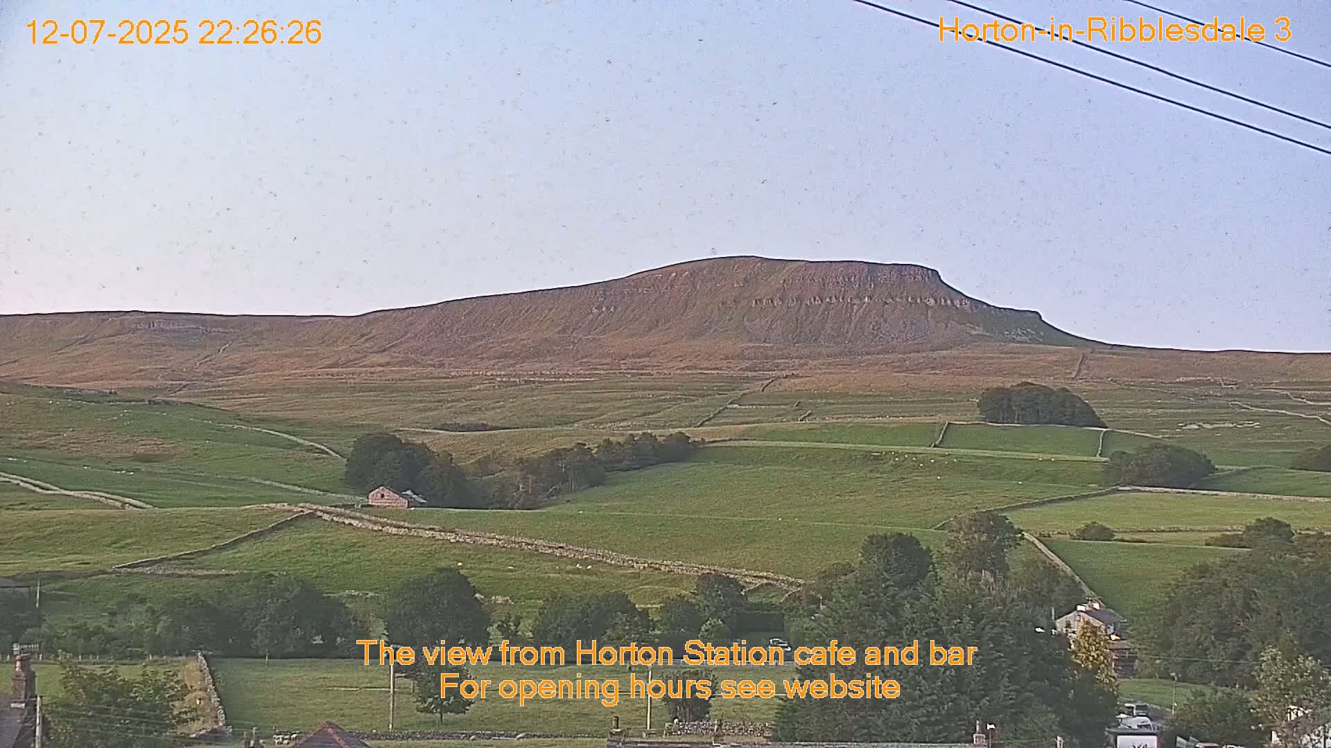 Horton-in-Ribblesdale Village & Ribble Valley Panaromic Live Cam - North Yorkshire, Yorkshire and the Humber, England, United Kingdom
