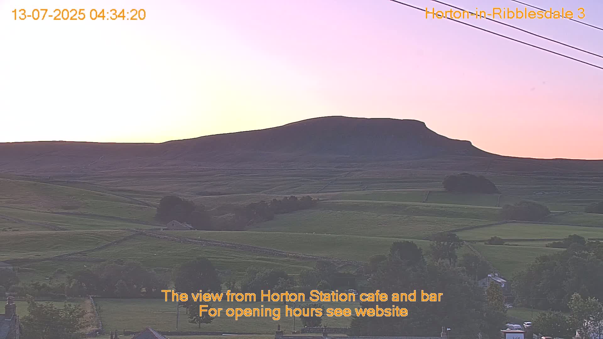 Horton-in-Ribblesdale Village & Ribble Valley Panaromic Live Cam - North Yorkshire, Yorkshire and the Humber, England, United Kingdom