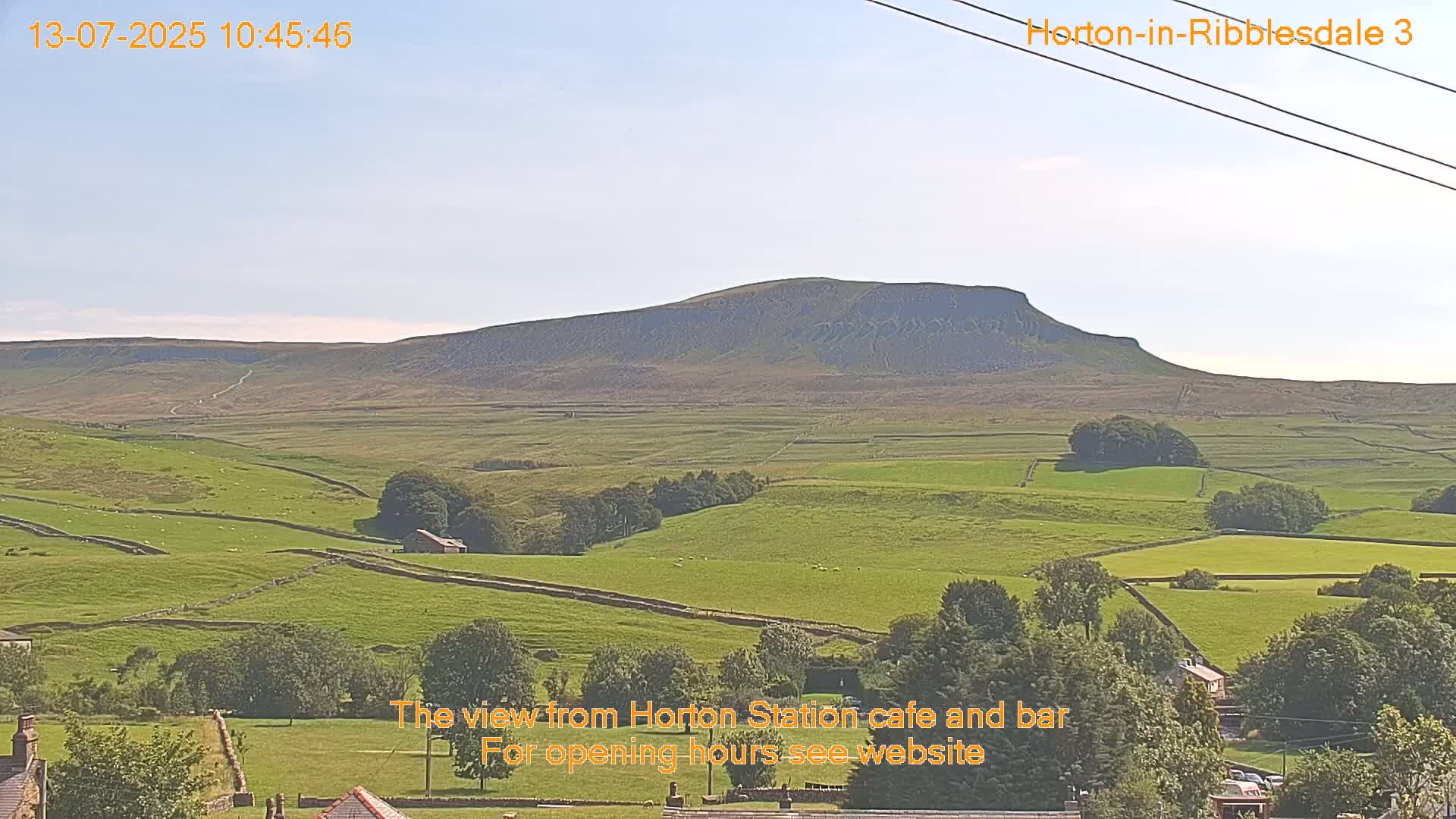 Horton-in-Ribblesdale Village & Ribble Valley Panaromic Live Cam - North Yorkshire, Yorkshire and the Humber, England, United Kingdom