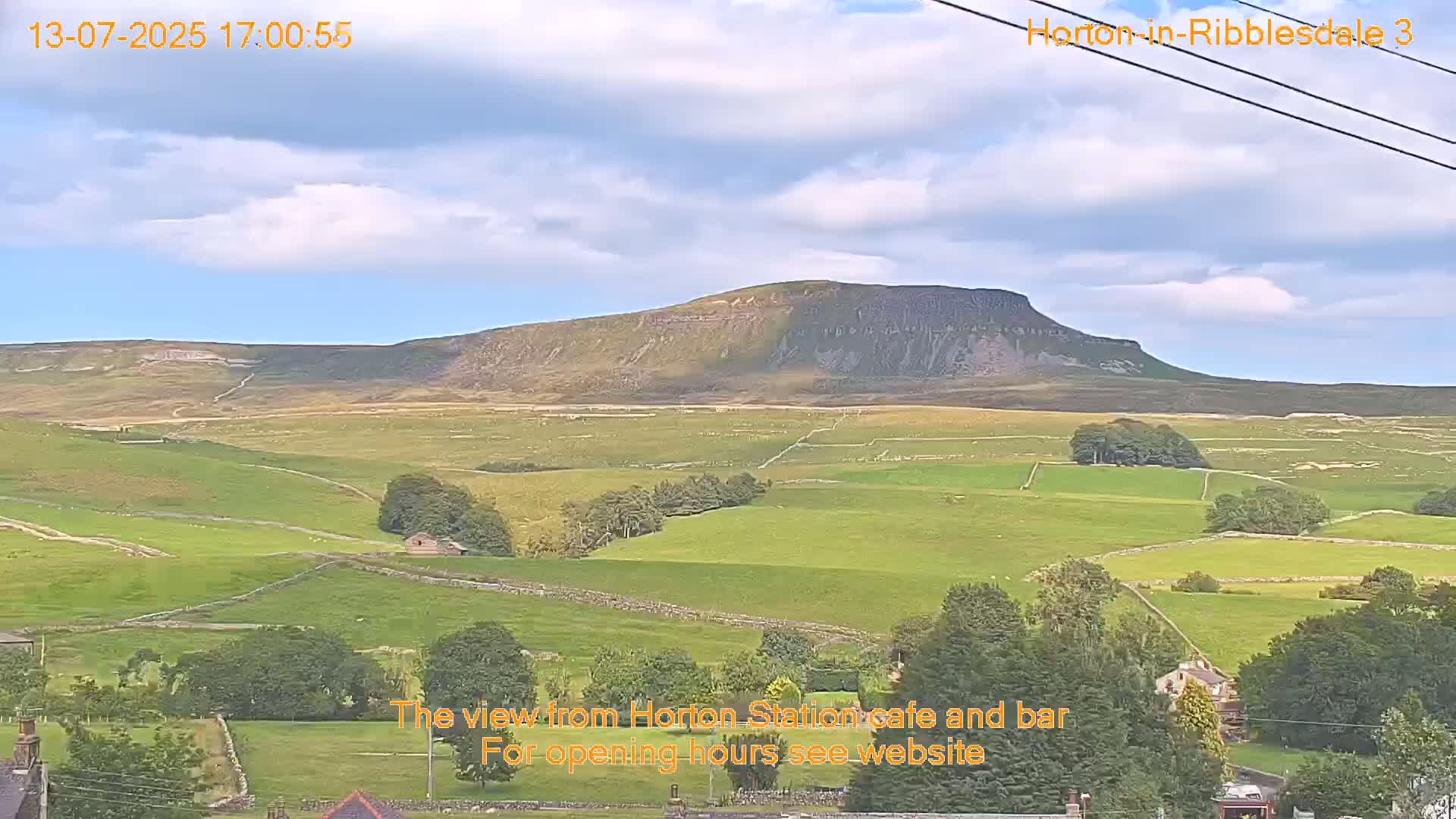 Horton-in-Ribblesdale Village & Ribble Valley Panaromic Live Cam - North Yorkshire, Yorkshire and the Humber, England, United Kingdom