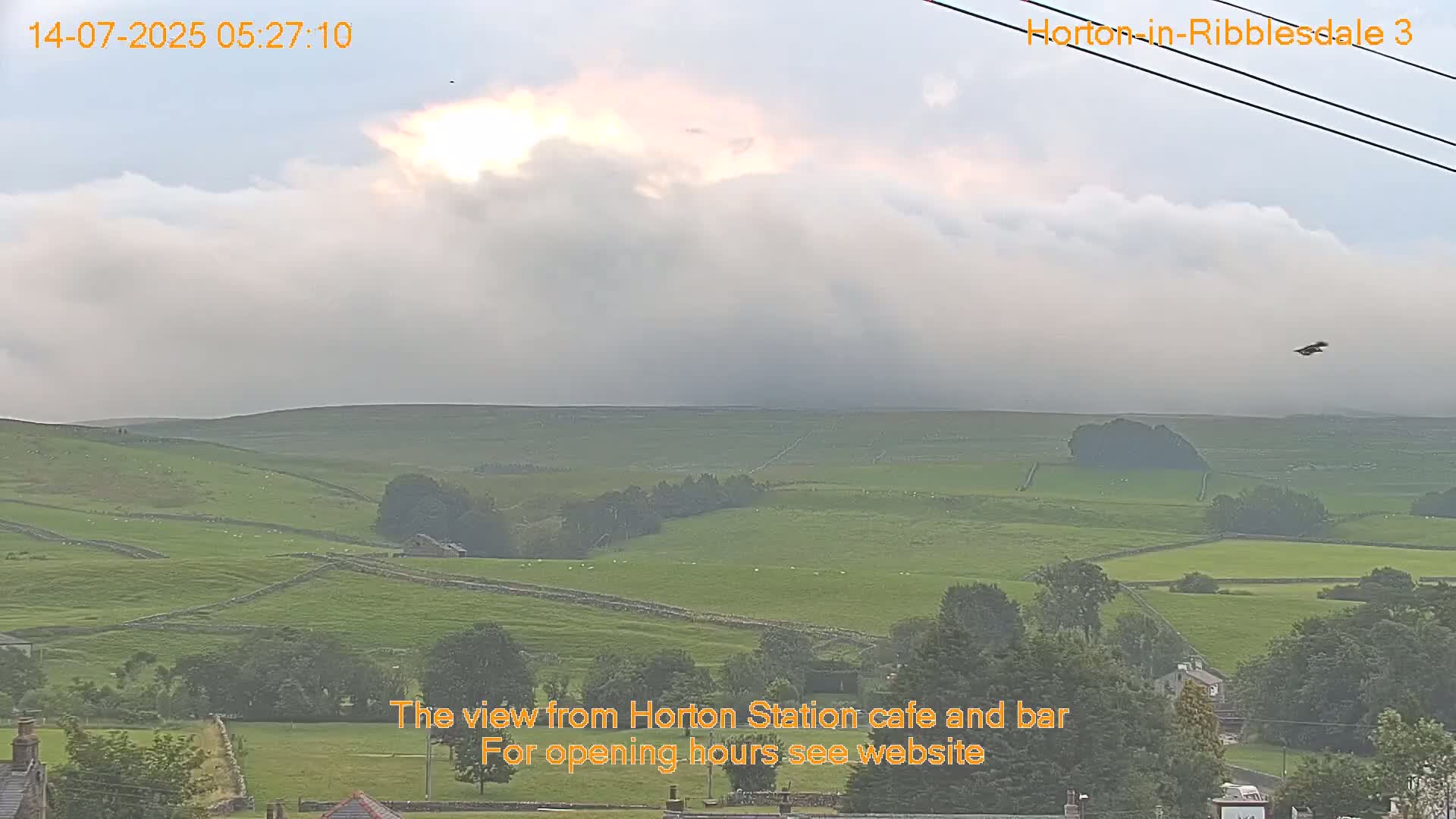 Horton-in-Ribblesdale Village & Ribble Valley Panaromic Live Cam - North Yorkshire, Yorkshire and the Humber, England, United Kingdom