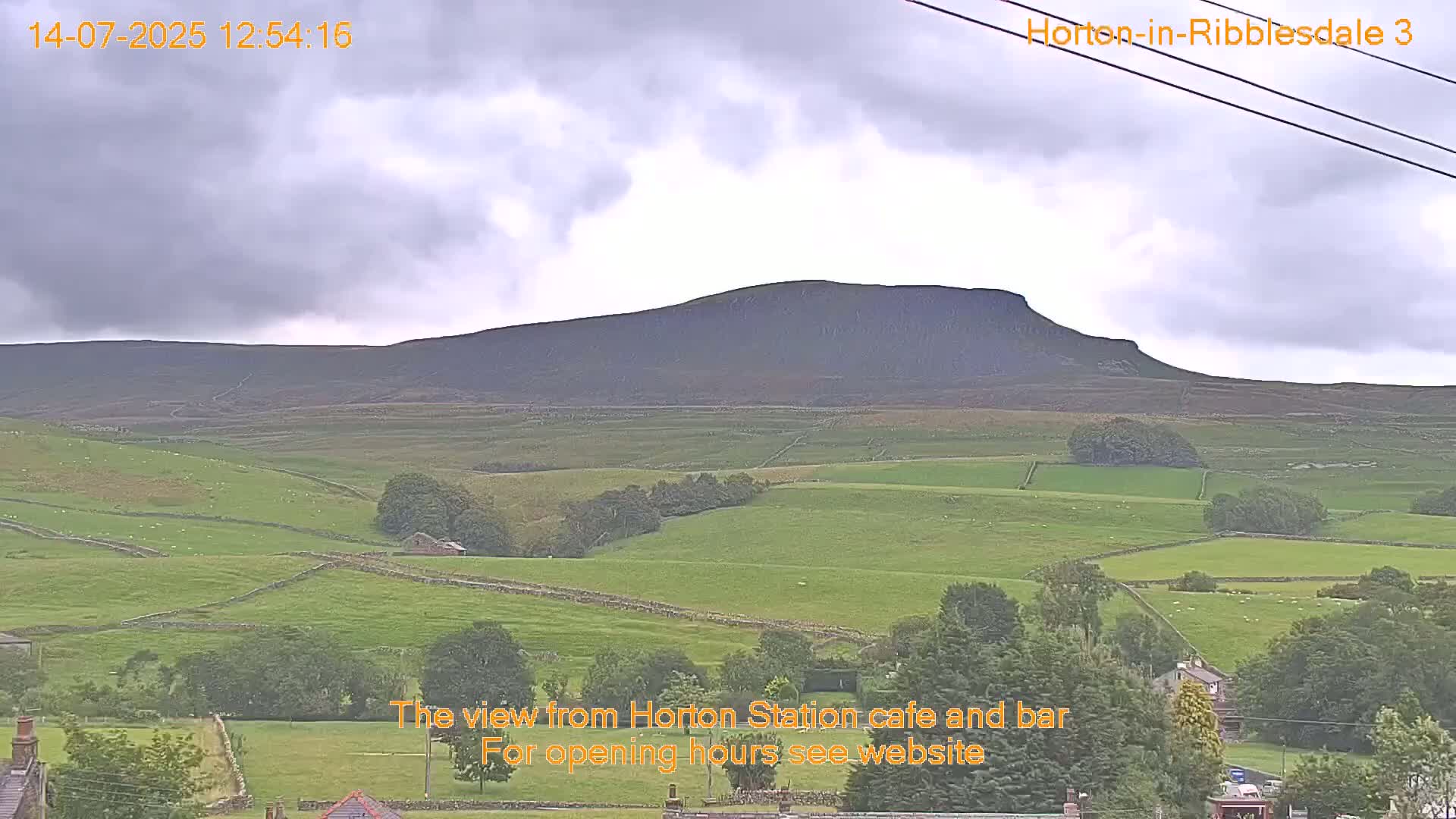 Horton-in-Ribblesdale Village & Ribble Valley Panaromic Live Cam - North Yorkshire, Yorkshire and the Humber, England, United Kingdom