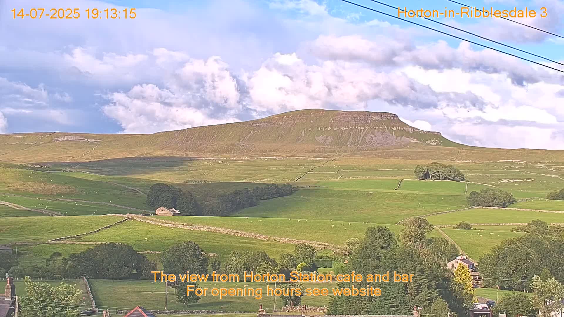 Horton-in-Ribblesdale Village & Ribble Valley Panaromic Live Cam - North Yorkshire, Yorkshire and the Humber, England, United Kingdom