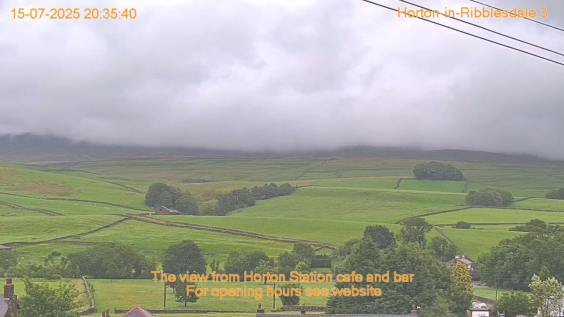 Horton-in-Ribblesdale Village & Ribble Valley Panaromic Live Cam - North Yorkshire, Yorkshire and the Humber, England, United Kingdom