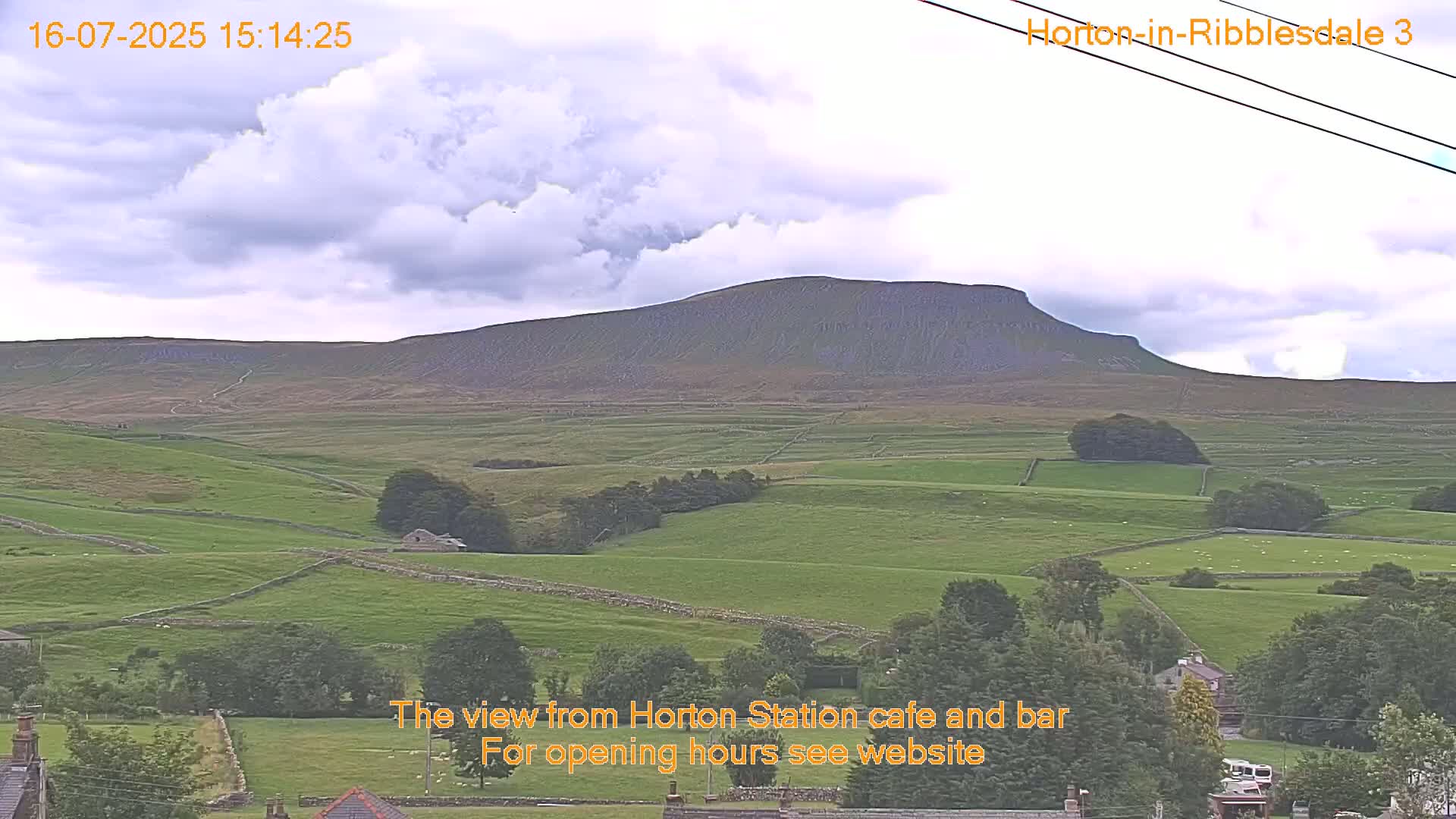 Horton-in-Ribblesdale Village & Ribble Valley Panaromic Live Cam - North Yorkshire, Yorkshire and the Humber, England, United Kingdom