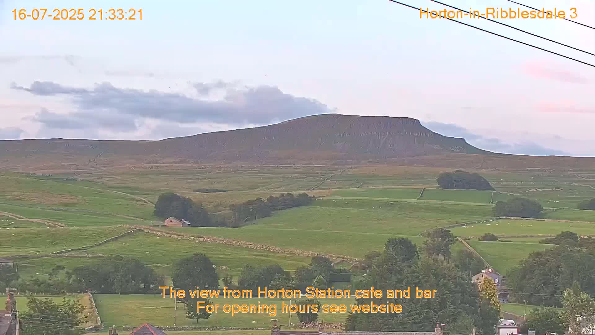 Horton-in-Ribblesdale Village & Ribble Valley Panaromic Live Cam - North Yorkshire, Yorkshire and the Humber, England, United Kingdom