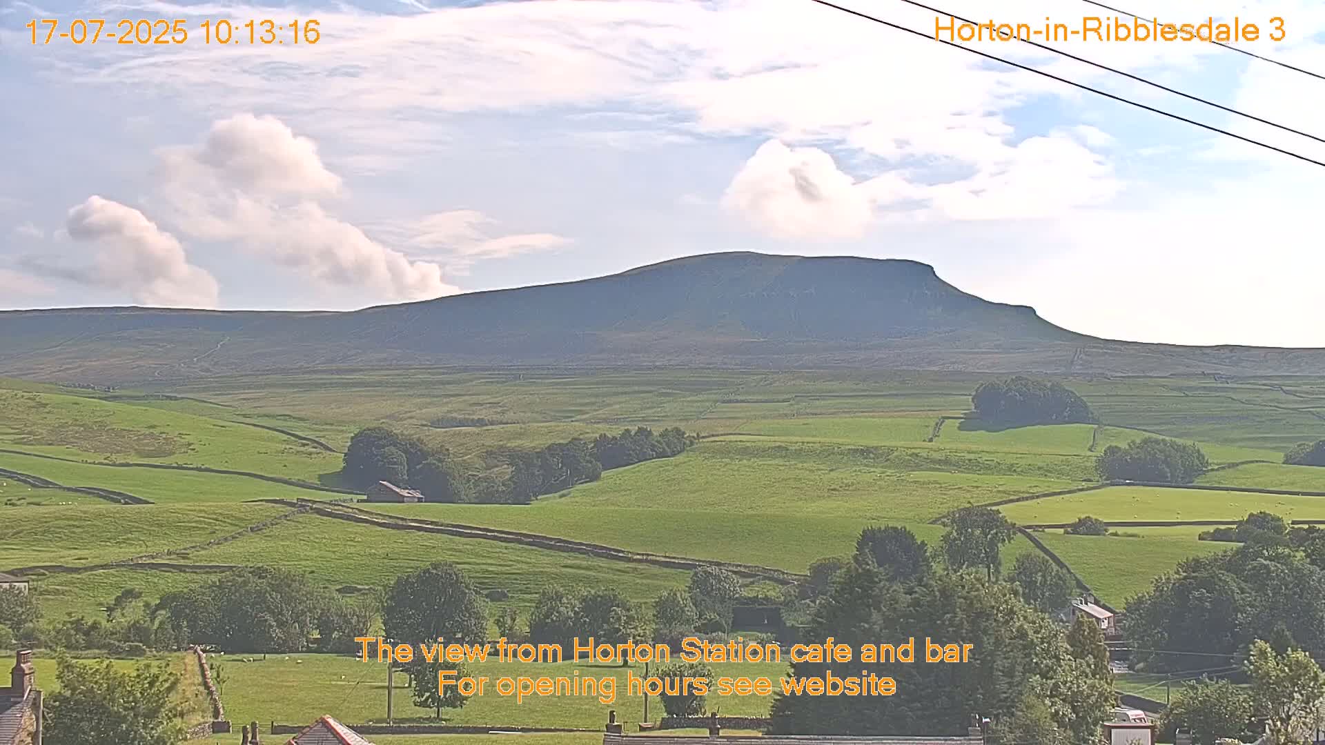 Horton-in-Ribblesdale Village & Ribble Valley Panaromic Live Cam - North Yorkshire, Yorkshire and the Humber, England, United Kingdom