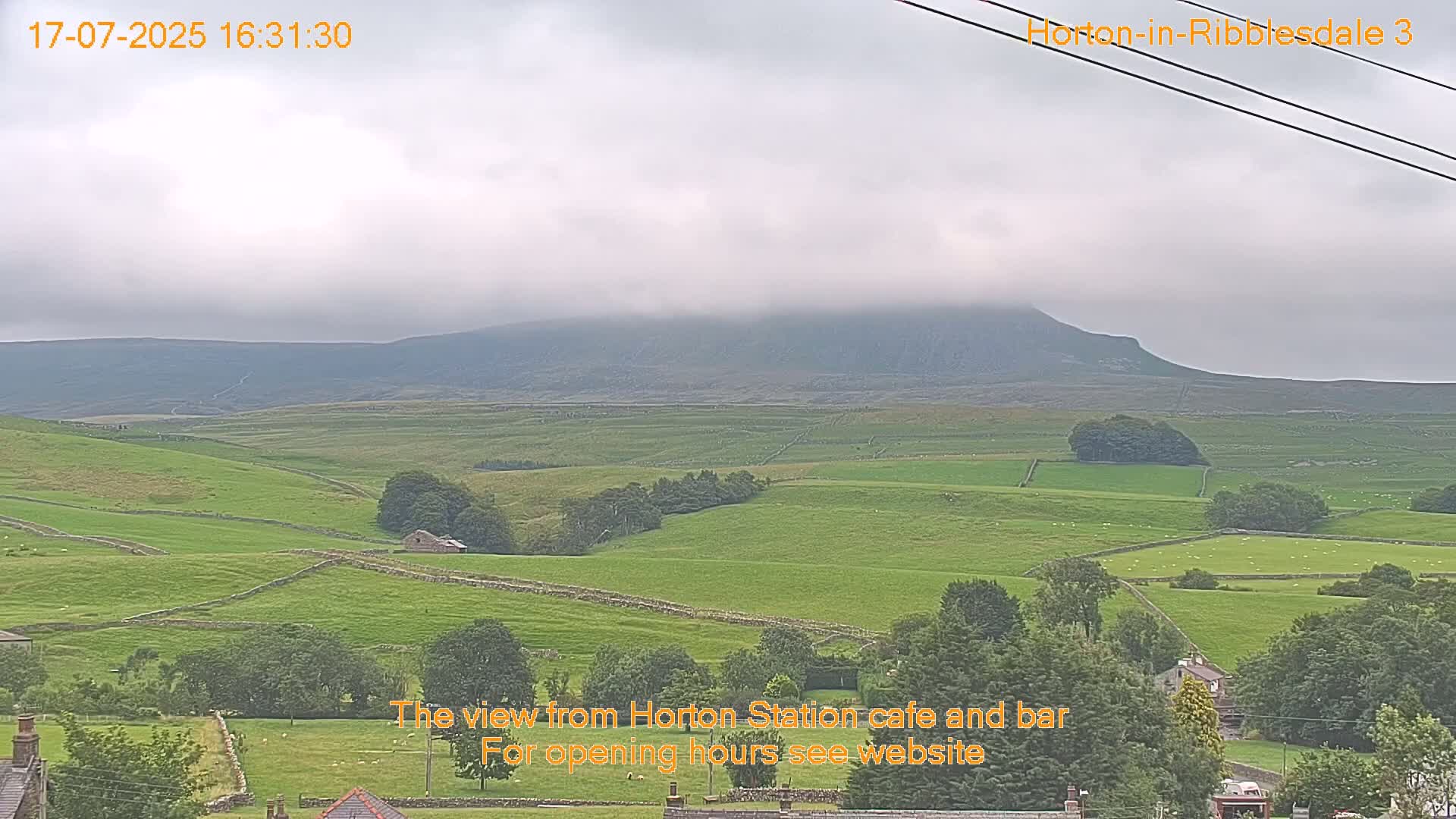 Horton-in-Ribblesdale Village & Ribble Valley Panaromic Live Cam - North Yorkshire, Yorkshire and the Humber, England, United Kingdom