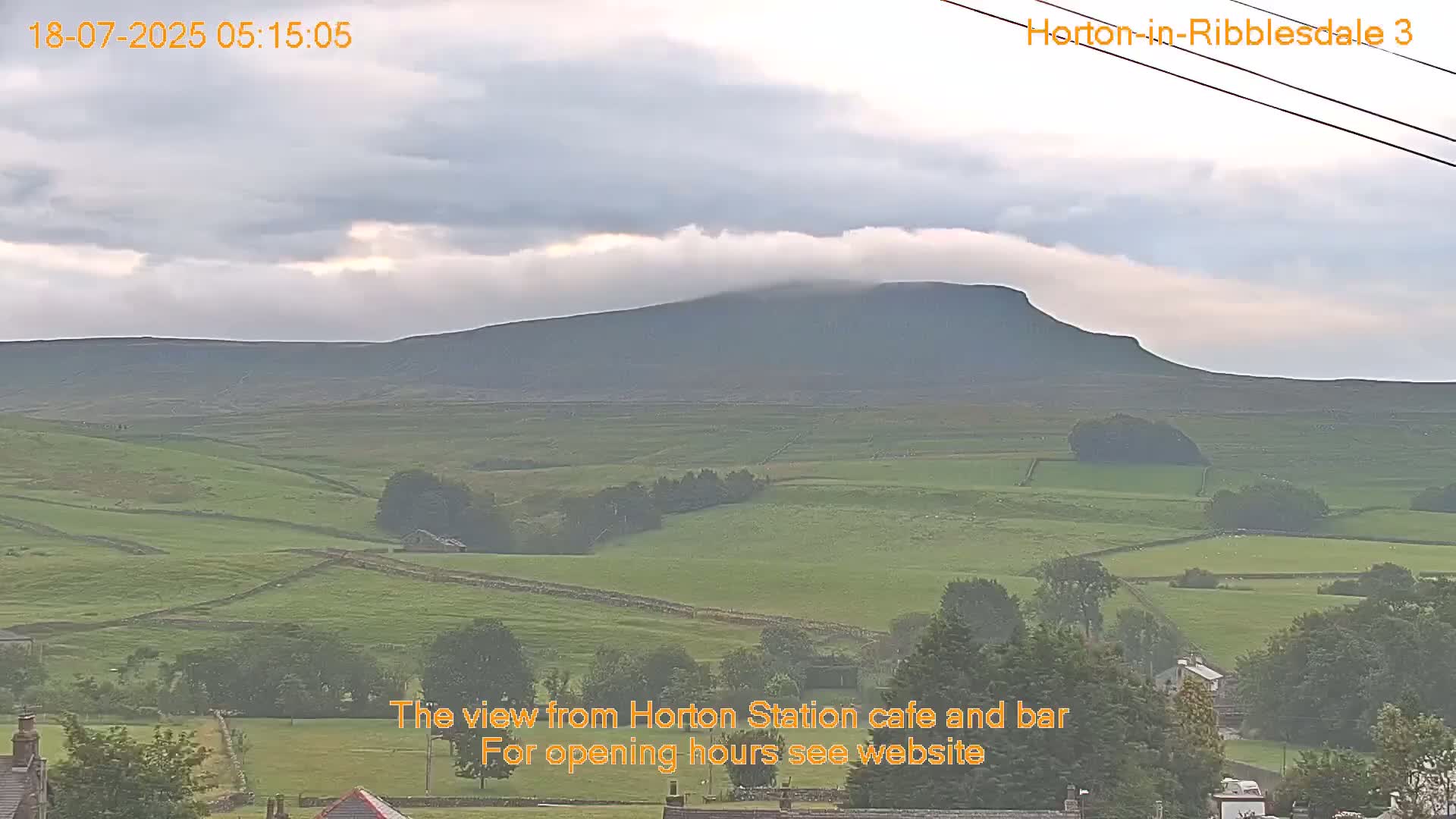 Horton-in-Ribblesdale Village & Ribble Valley Panaromic Live Cam - North Yorkshire, Yorkshire and the Humber, England, United Kingdom
