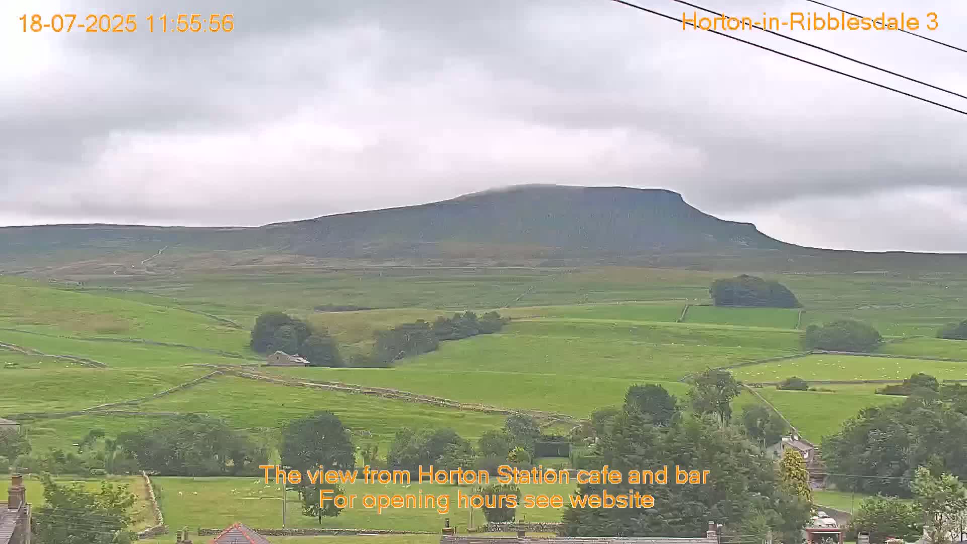 Horton-in-Ribblesdale Village & Ribble Valley Panaromic Live Cam - North Yorkshire, Yorkshire and the Humber, England, United Kingdom