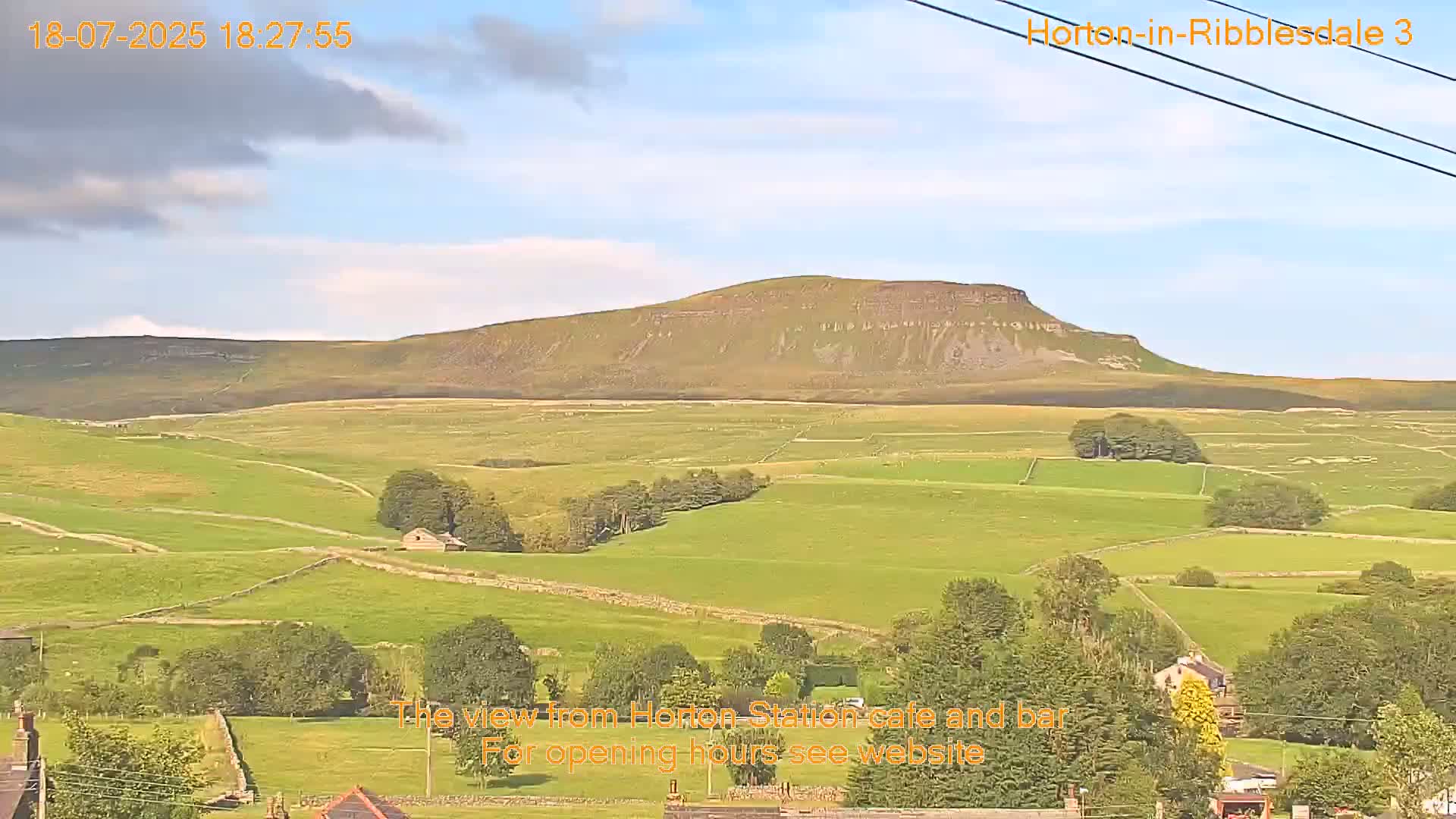 Horton-in-Ribblesdale Village & Ribble Valley Panaromic Live Cam - North Yorkshire, Yorkshire and the Humber, England, United Kingdom