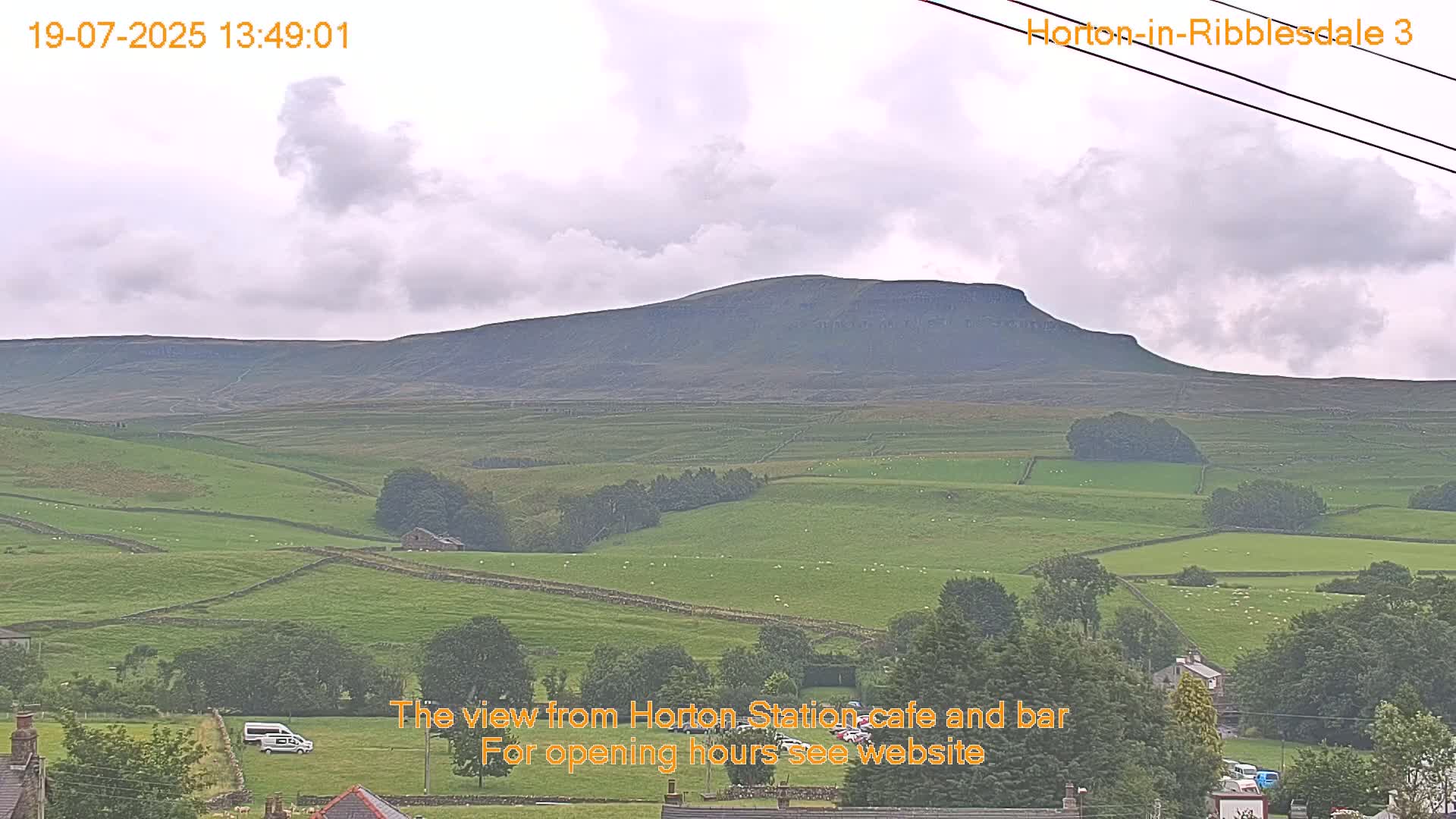 Horton-in-Ribblesdale Village & Ribble Valley Panaromic Live Cam - North Yorkshire, Yorkshire and the Humber, England, United Kingdom