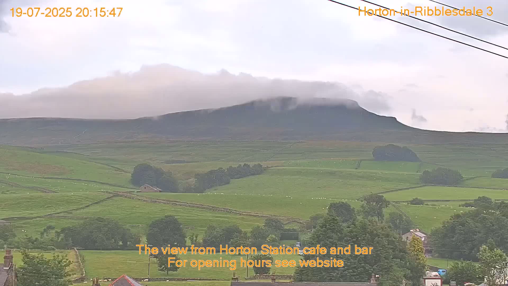 Horton-in-Ribblesdale Village & Ribble Valley Panaromic Live Cam - North Yorkshire, Yorkshire and the Humber, England, United Kingdom