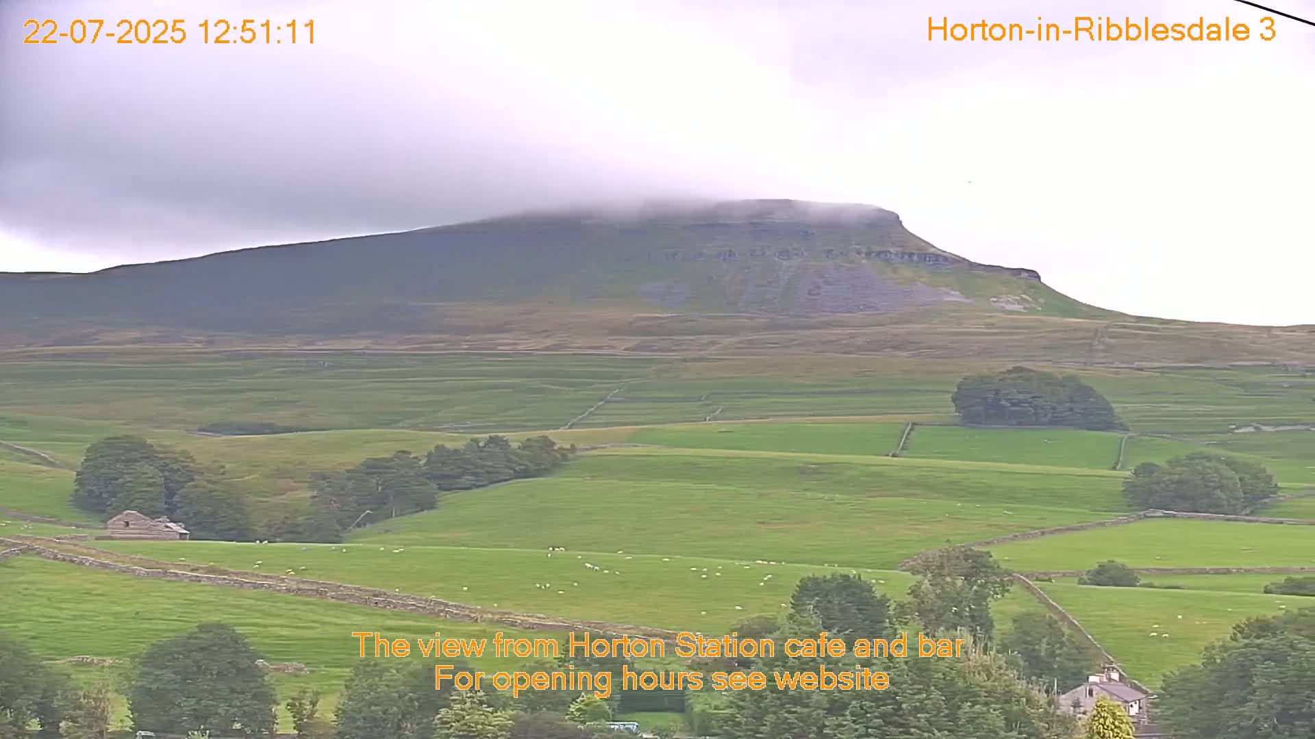 Horton-in-Ribblesdale Village & Ribble Valley Panaromic Live Cam - North Yorkshire, Yorkshire and the Humber, England, United Kingdom