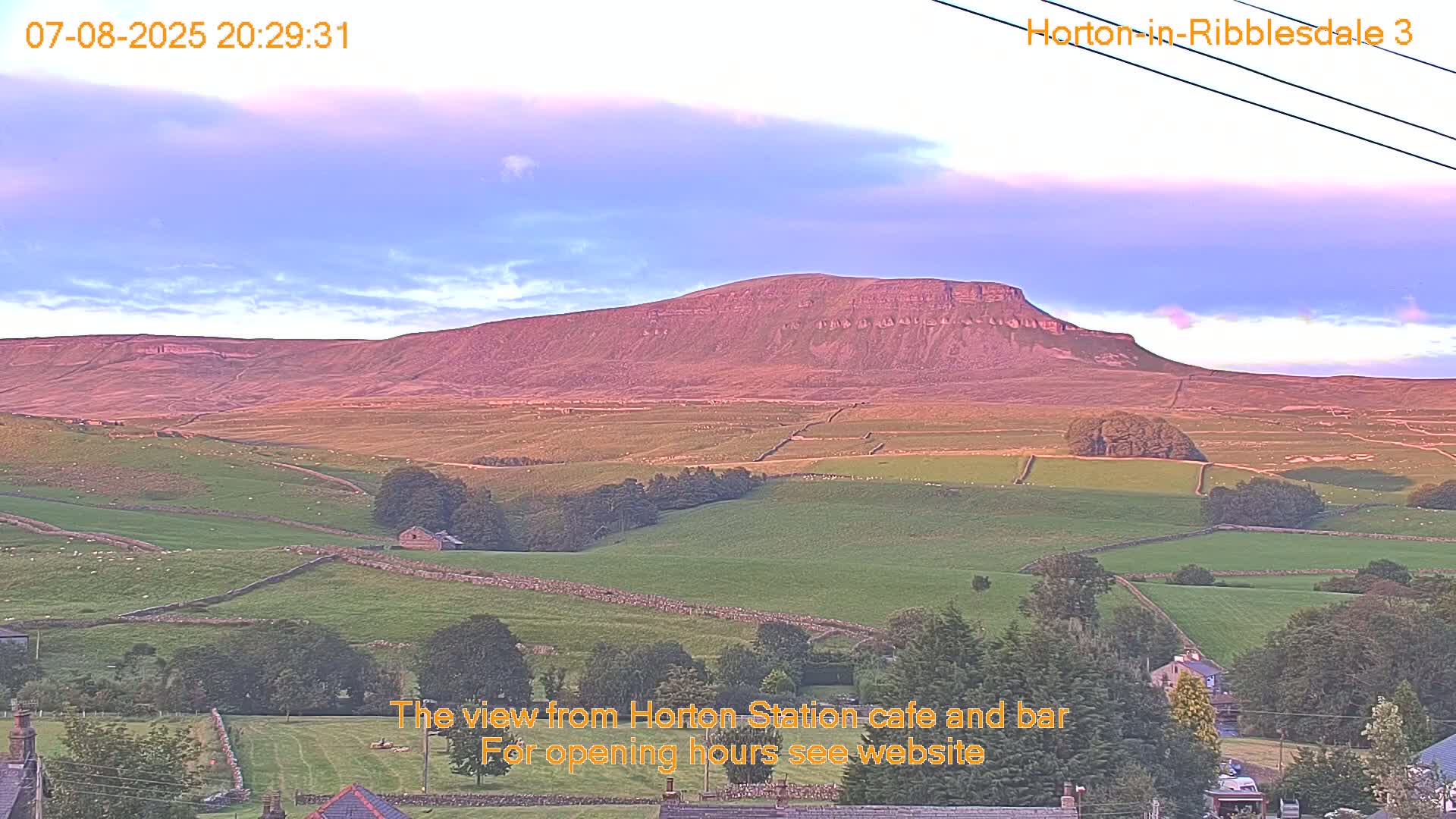 Horton-in-Ribblesdale Village & Ribble Valley Panaromic Live Cam - North Yorkshire, Yorkshire and the Humber, England, United Kingdom