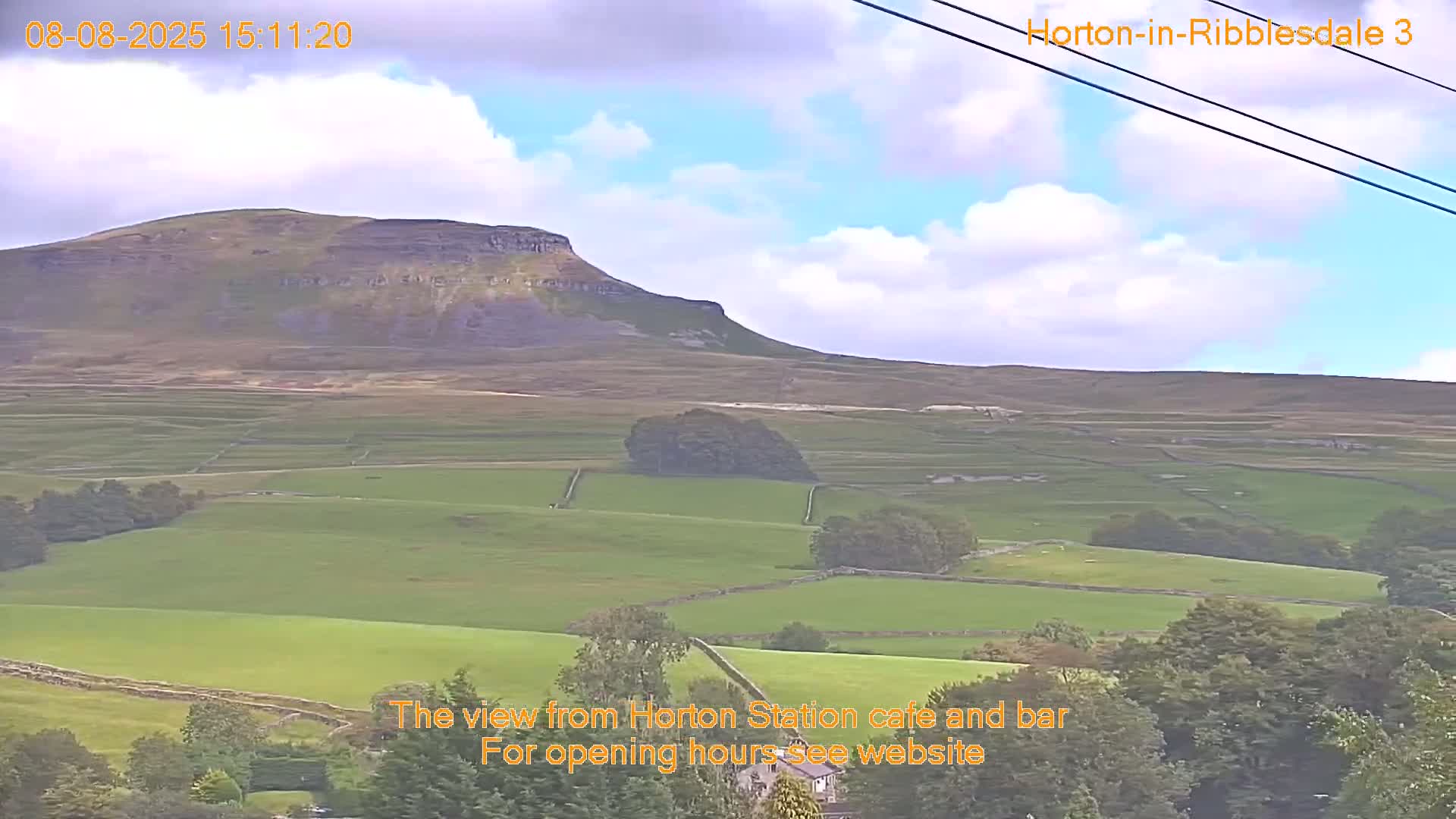 Horton-in-Ribblesdale Village & Ribble Valley Panaromic Live Cam - North Yorkshire, Yorkshire and the Humber, England, United Kingdom