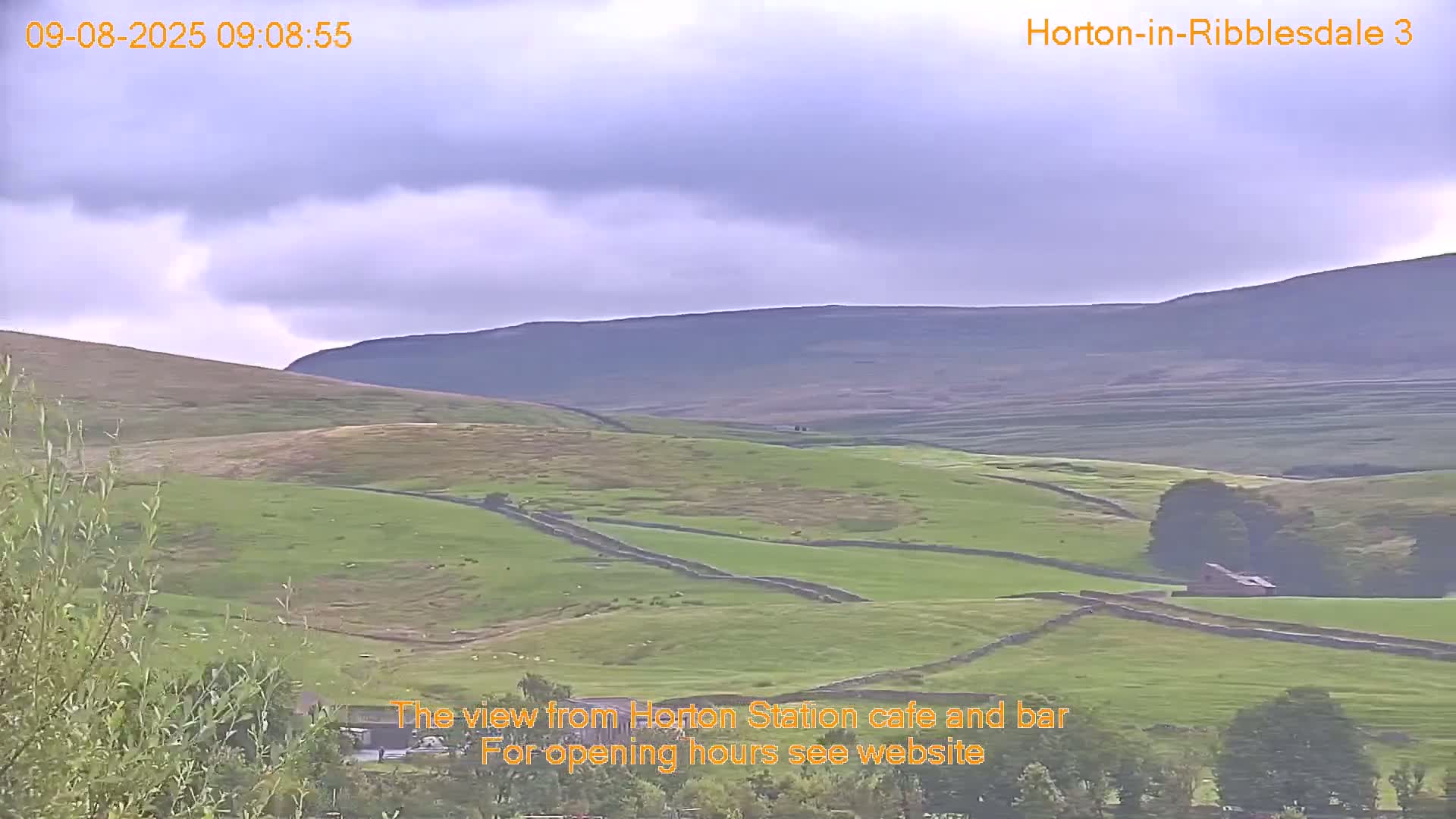 Horton-in-Ribblesdale Village & Ribble Valley Panaromic Live Cam - North Yorkshire, Yorkshire and the Humber, England, United Kingdom