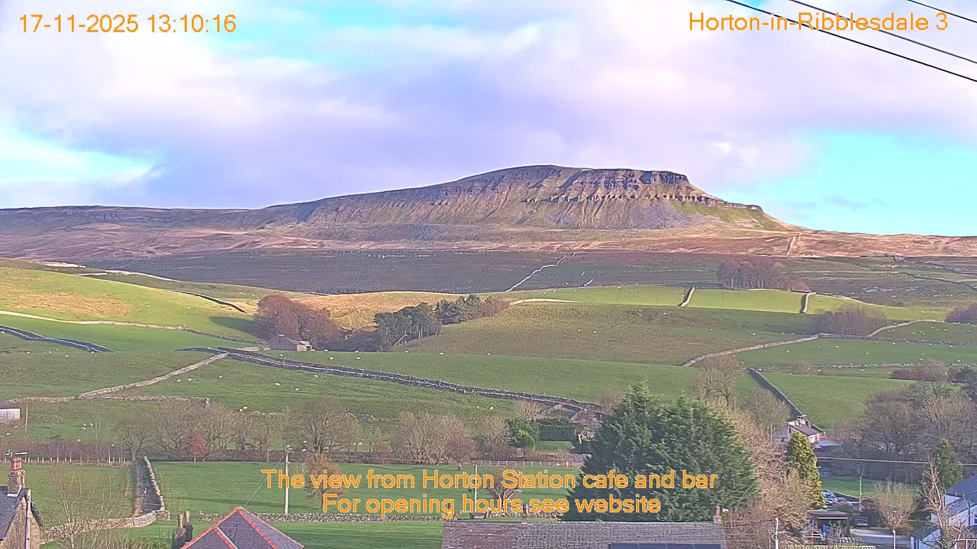 Horton-in-Ribblesdale Village & Ribble Valley Panaromic Live Cam - North Yorkshire, Yorkshire and the Humber, England, United Kingdom