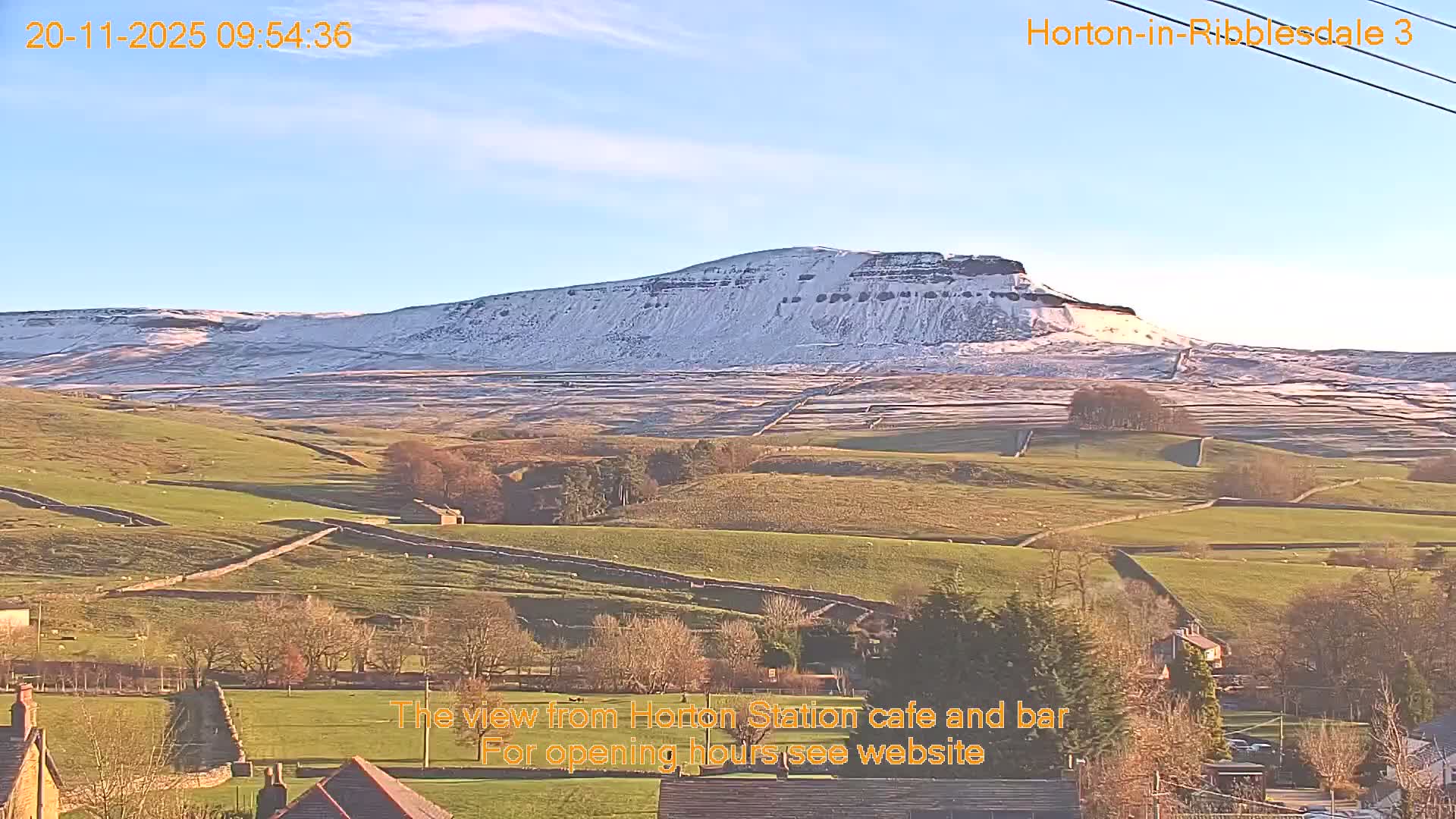 Horton-in-Ribblesdale Village & Ribble Valley Panaromic Live Cam - North Yorkshire, Yorkshire and the Humber, England, United Kingdom