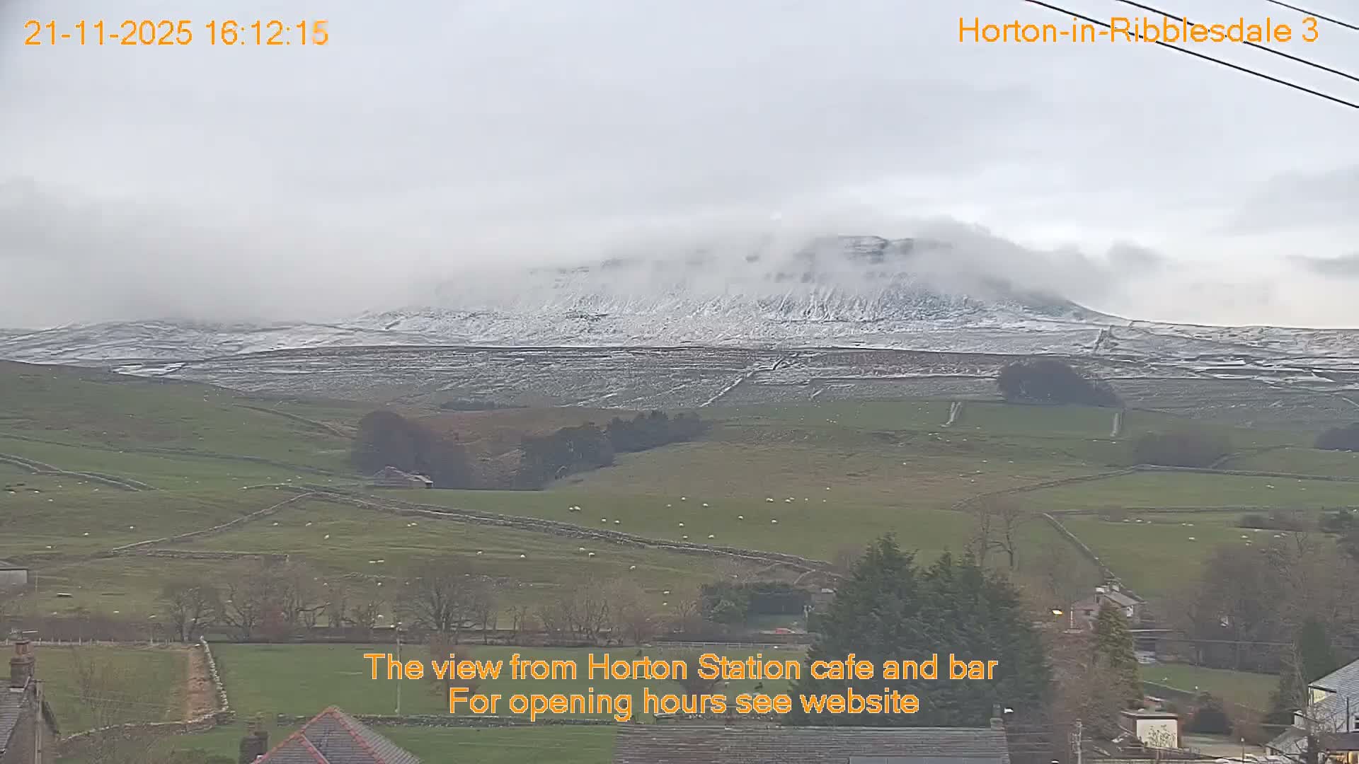 Horton-in-Ribblesdale Village & Ribble Valley Panaromic Live Cam - North Yorkshire, Yorkshire and the Humber, England, United Kingdom