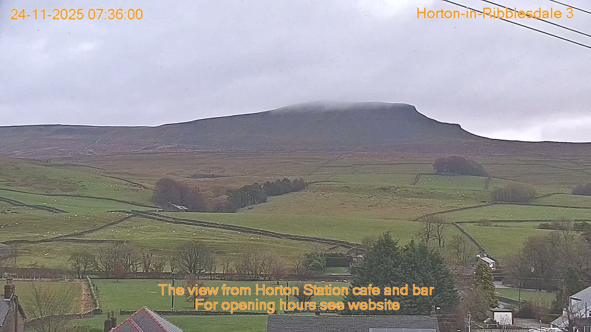 Horton-in-Ribblesdale Village & Ribble Valley Panaromic Live Cam - North Yorkshire, Yorkshire and the Humber, England, United Kingdom