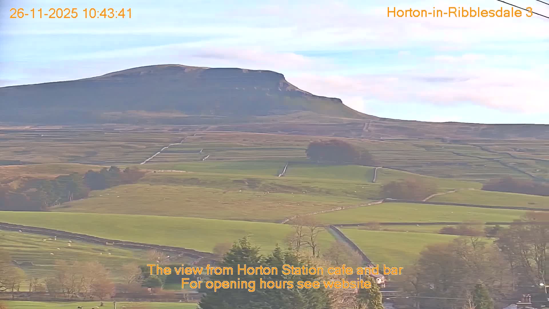 Horton-in-Ribblesdale Village & Ribble Valley Panaromic Live Cam - North Yorkshire, Yorkshire and the Humber, England, United Kingdom