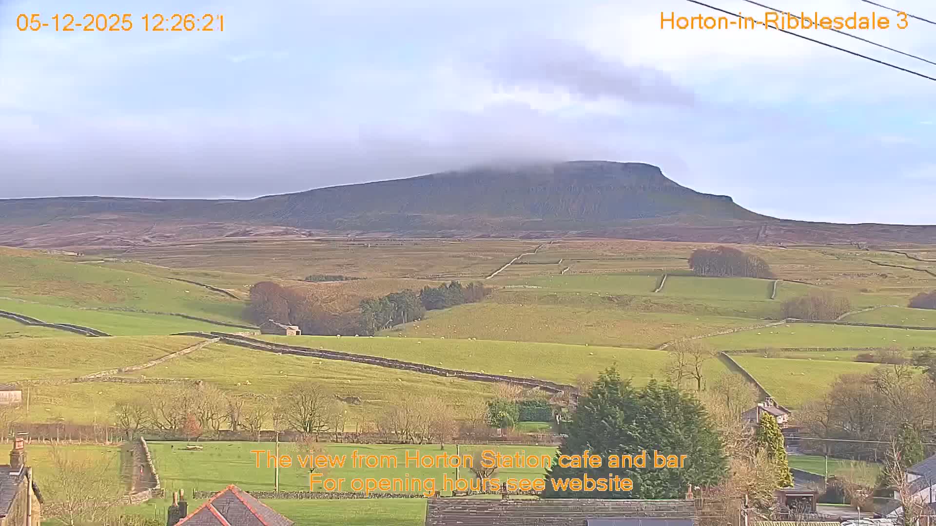 Horton-in-Ribblesdale Village & Ribble Valley Panaromic Live Cam - North Yorkshire, Yorkshire and the Humber, England, United Kingdom