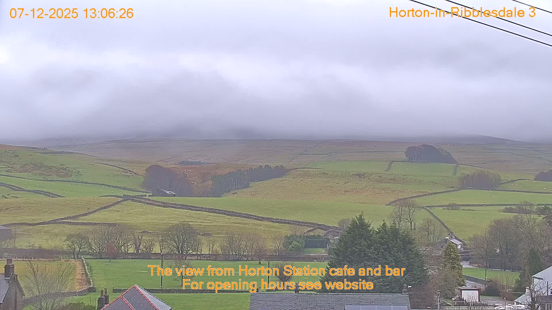 Horton-in-Ribblesdale Village & Ribble Valley Panaromic Live Cam - North Yorkshire, Yorkshire and the Humber, England, United Kingdom