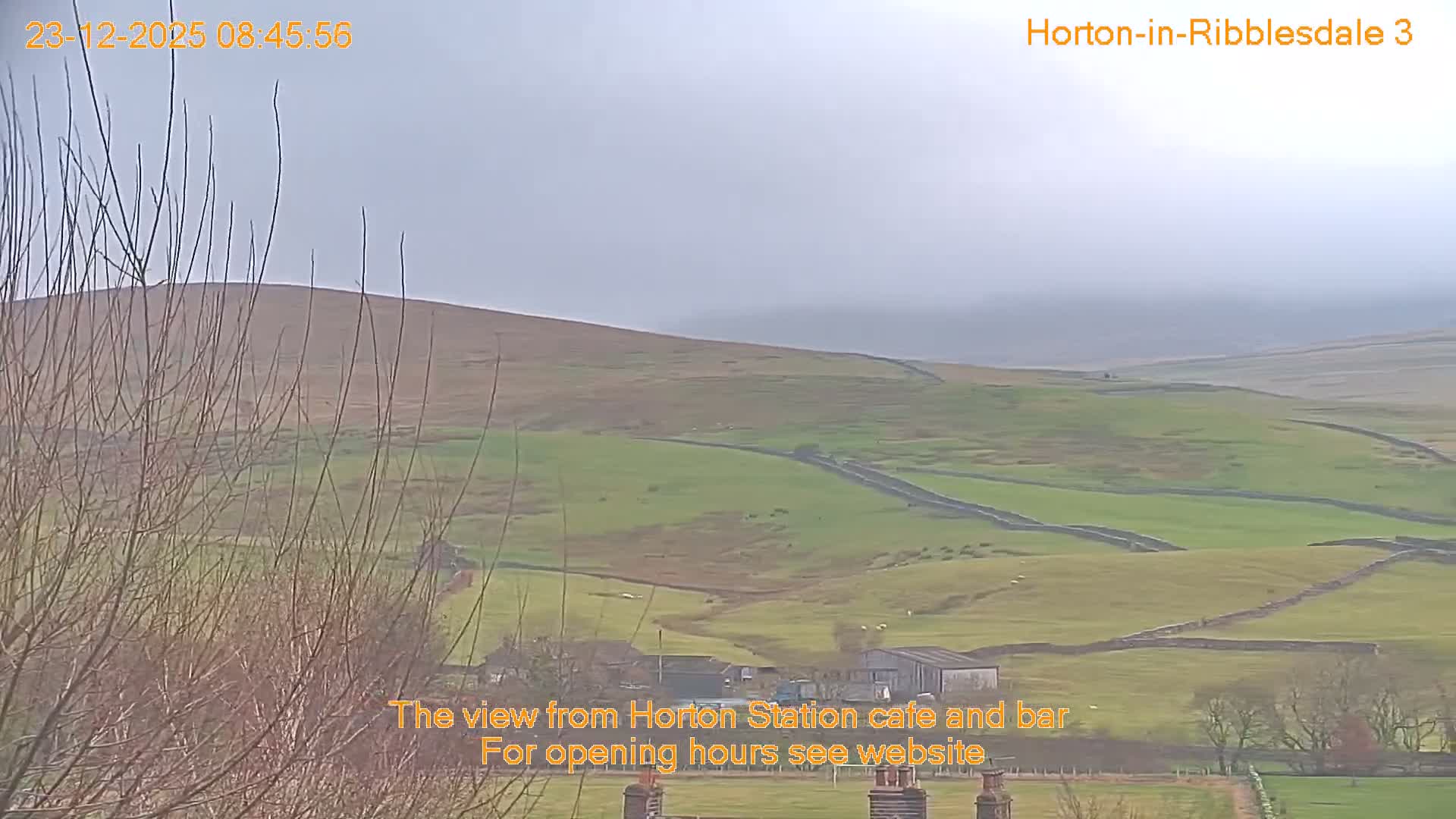 Horton-in-Ribblesdale Village & Ribble Valley Panaromic Live Cam - North Yorkshire, Yorkshire and the Humber, England, United Kingdom