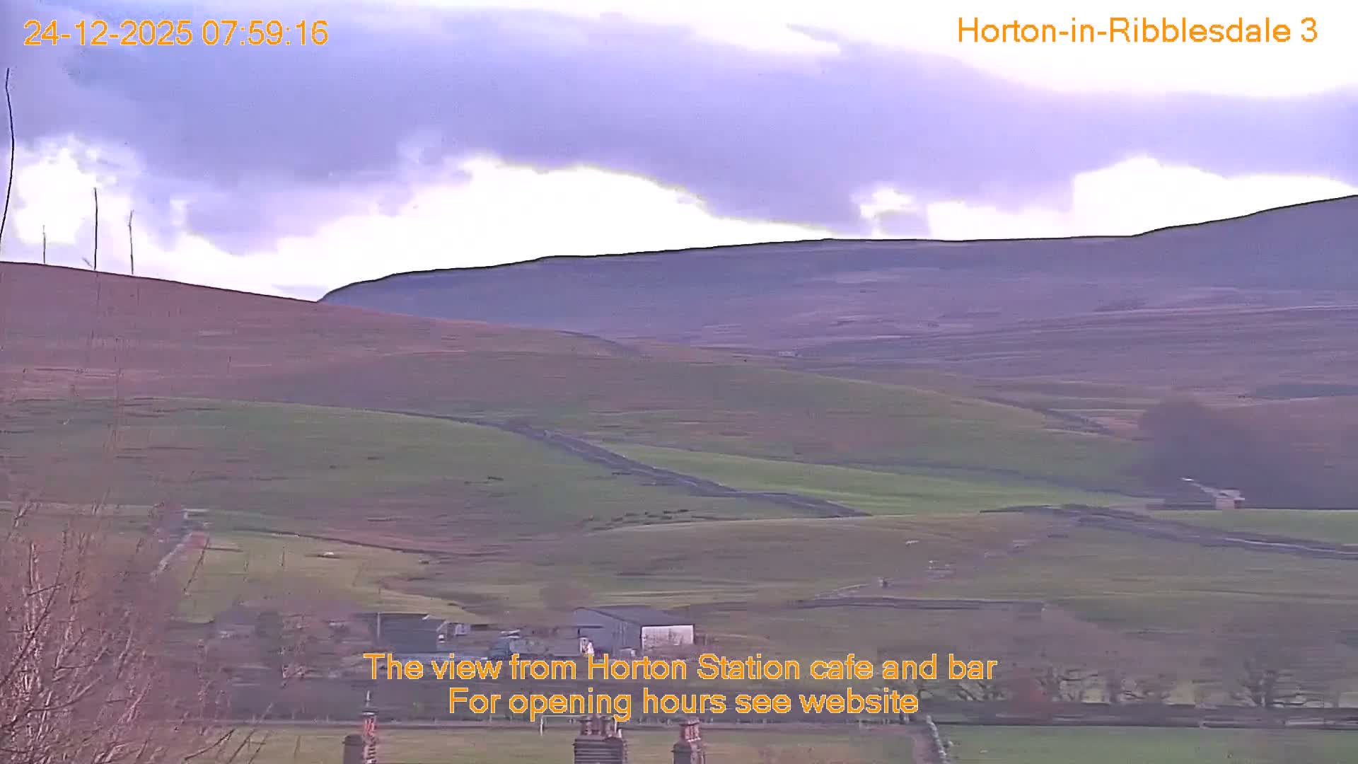 Horton-in-Ribblesdale Village & Ribble Valley Panaromic Live Cam - North Yorkshire, Yorkshire and the Humber, England, United Kingdom