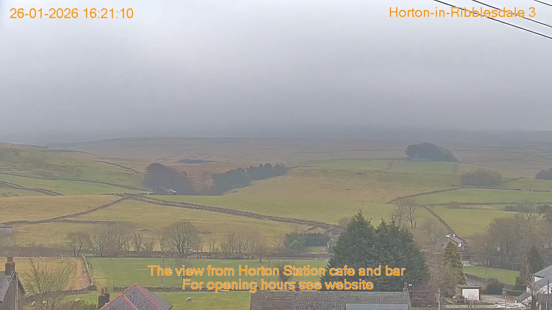 Horton-in-Ribblesdale Village & Ribble Valley Panaromic Live Cam - North Yorkshire, Yorkshire and the Humber, England, United Kingdom