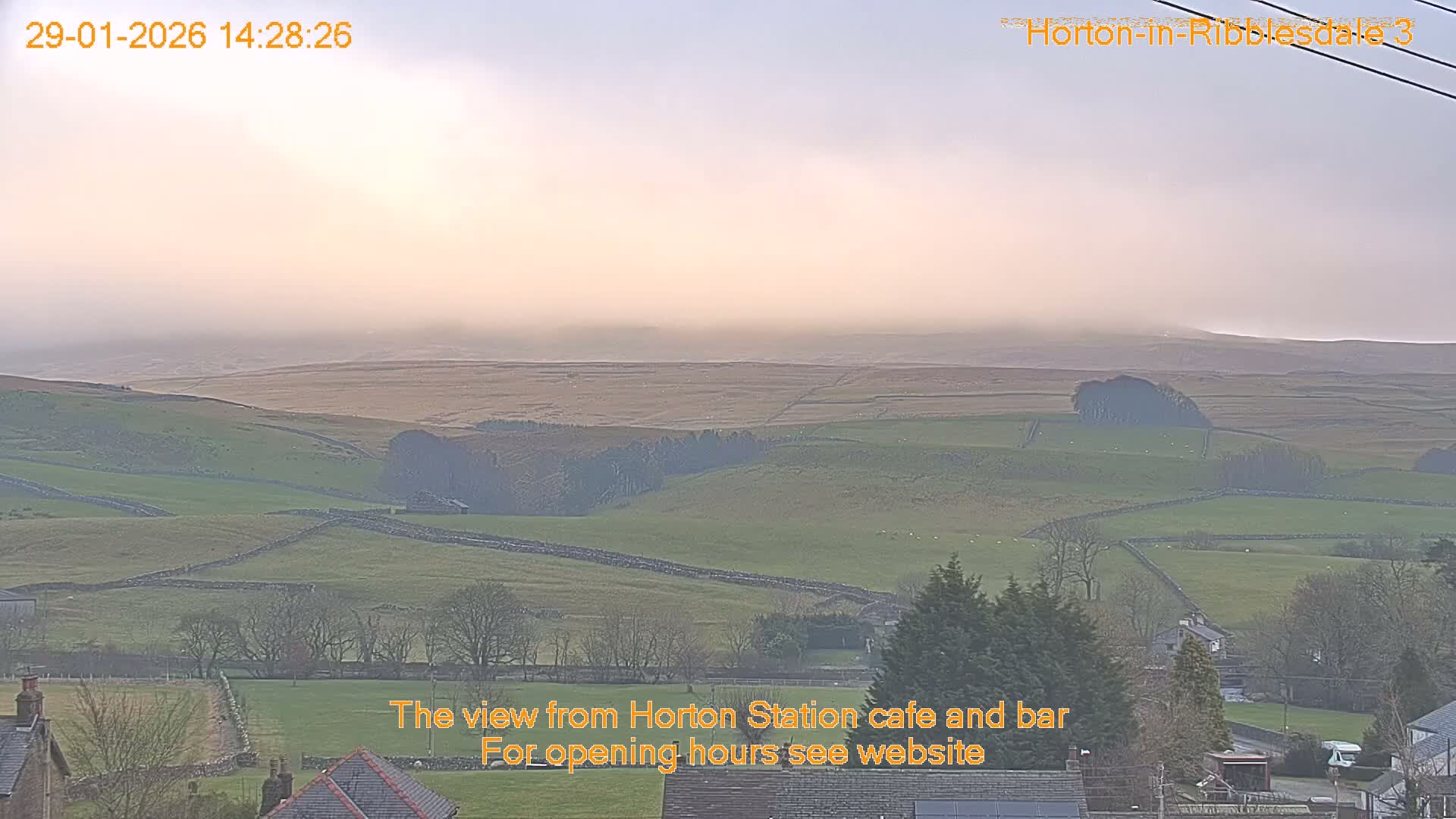 Horton-in-Ribblesdale Village & Ribble Valley Panaromic Live Cam - North Yorkshire, Yorkshire and the Humber, England, United Kingdom