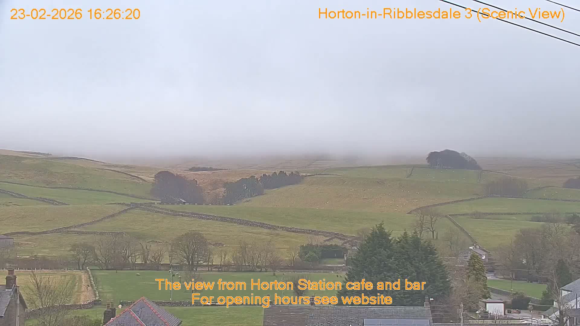 Horton-in-Ribblesdale Village & Ribble Valley Panaromic Live Cam - North Yorkshire, Yorkshire and the Humber, England, United Kingdom