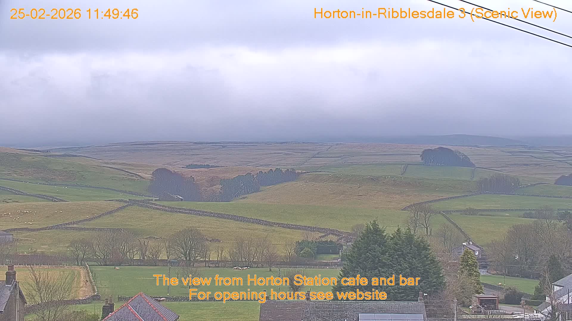 Horton-in-Ribblesdale Village & Ribble Valley Panaromic Live Cam - North Yorkshire, Yorkshire and the Humber, England, United Kingdom