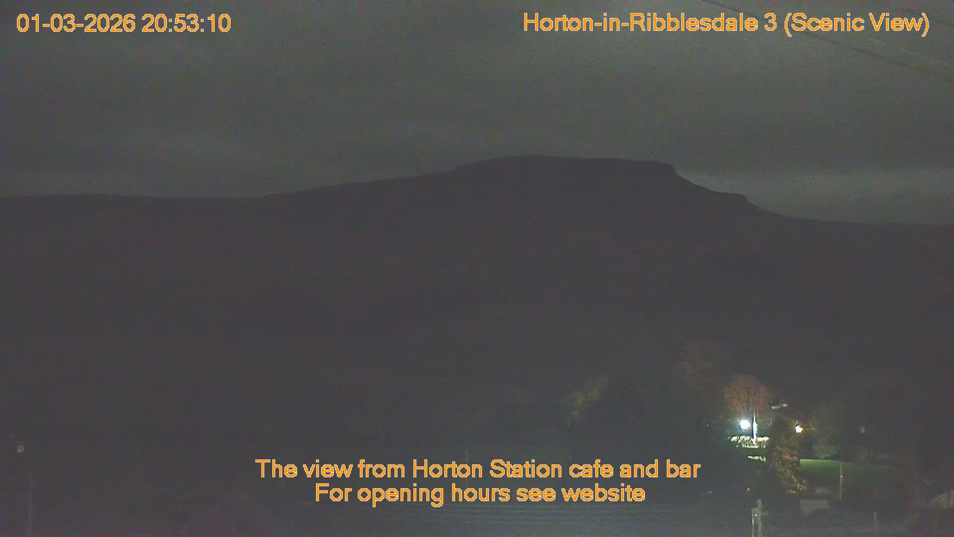Horton-in-Ribblesdale Village & Ribble Valley Panaromic Live Cam - North Yorkshire, Yorkshire and the Humber, England, United Kingdom